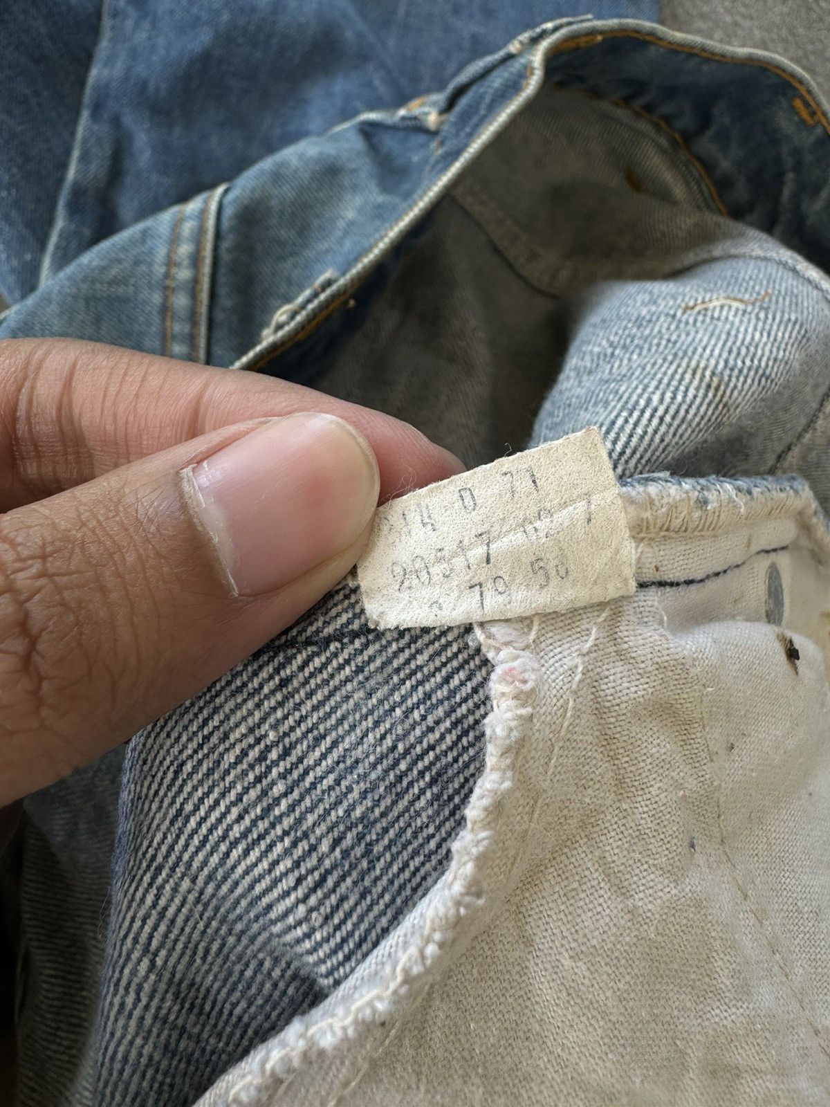Levi's Vintage 70s Levi’s 517 Orange Tab 42Talon Flare Jeans Size US 31 - 15 Thumbnail
