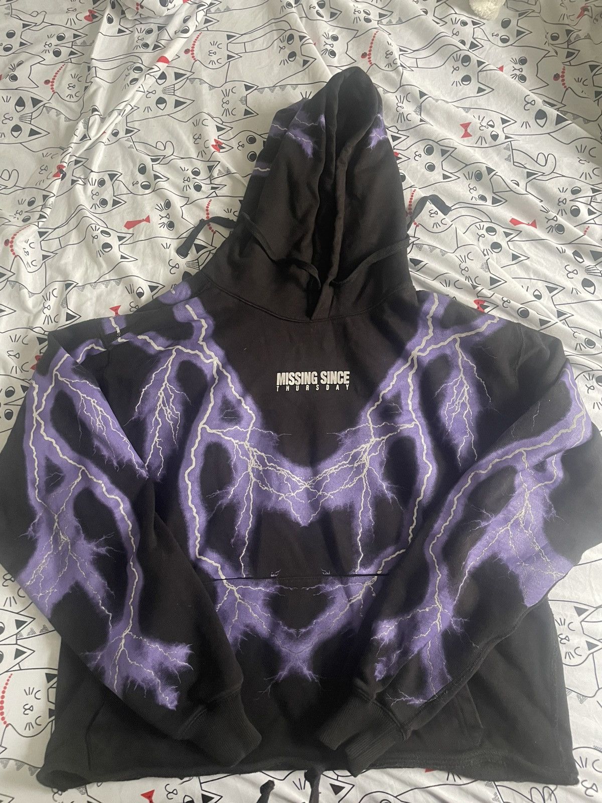 Missing since Thursday purple lighting hoodie