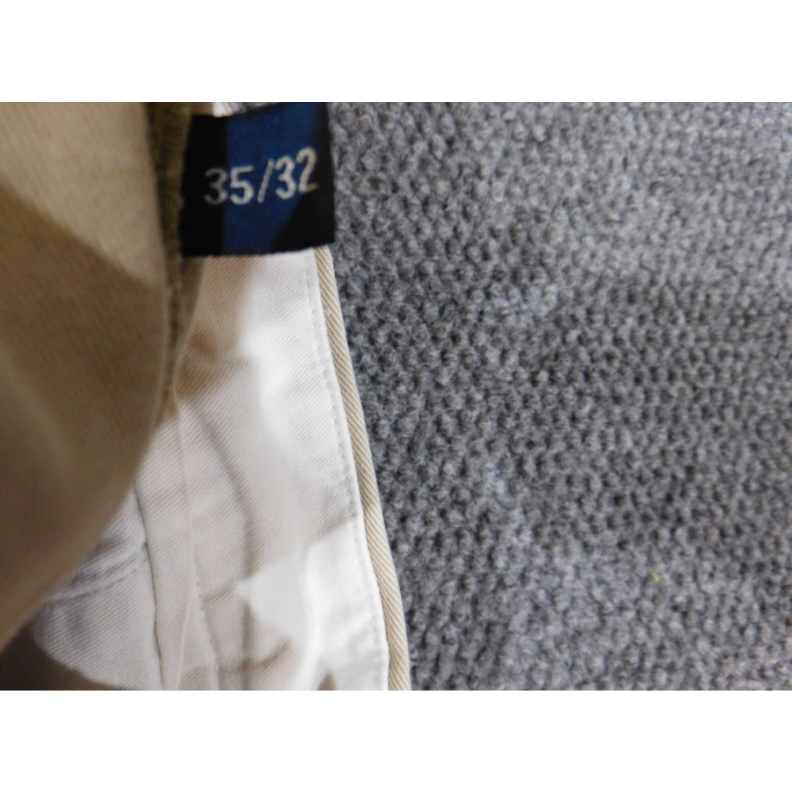 Polo Ralph Lauren Polo Ralph Lauren Pants Mens 35x32 Beige Straight Chino Classic Preppy Vintage No Size US S / EU 44-46 / 1 - 4 Thumbnail