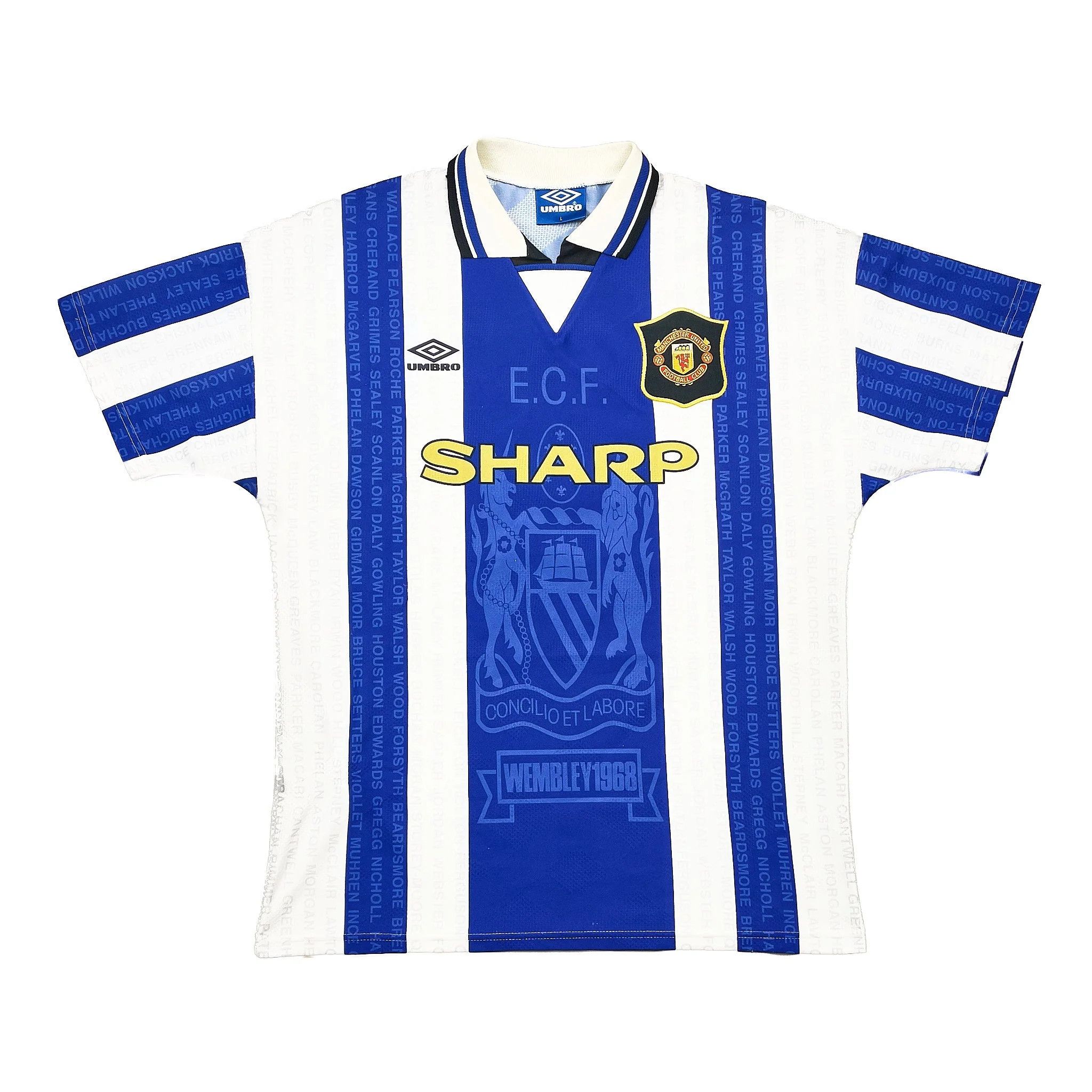 Other 1994/96 Manchester United Cantona #7 Third Jersey Size US L / EU 52-54 / 3 - 2 Thumbnail