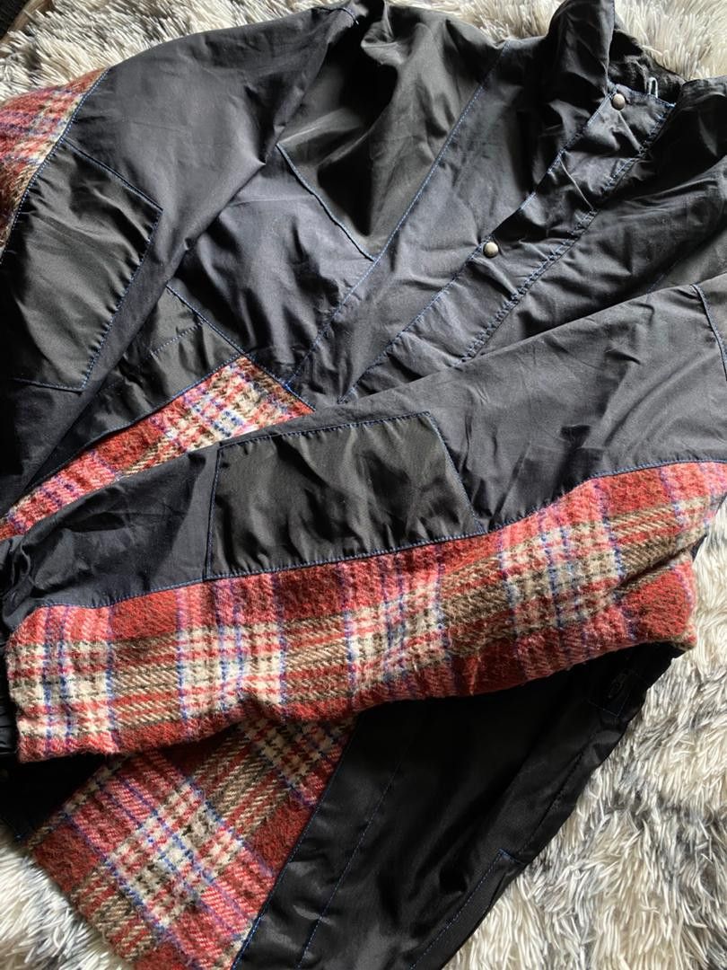 Japanese Brand 90s💥Chomaphobia Mix Wool Rare Jacket Size US L / EU 52-54 / 3 - 3 Thumbnail