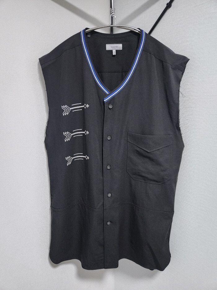 Lanvin LANVIN arrow stitch buttoned vest Size US S / EU 44-46 / 1 - 8 Thumbnail