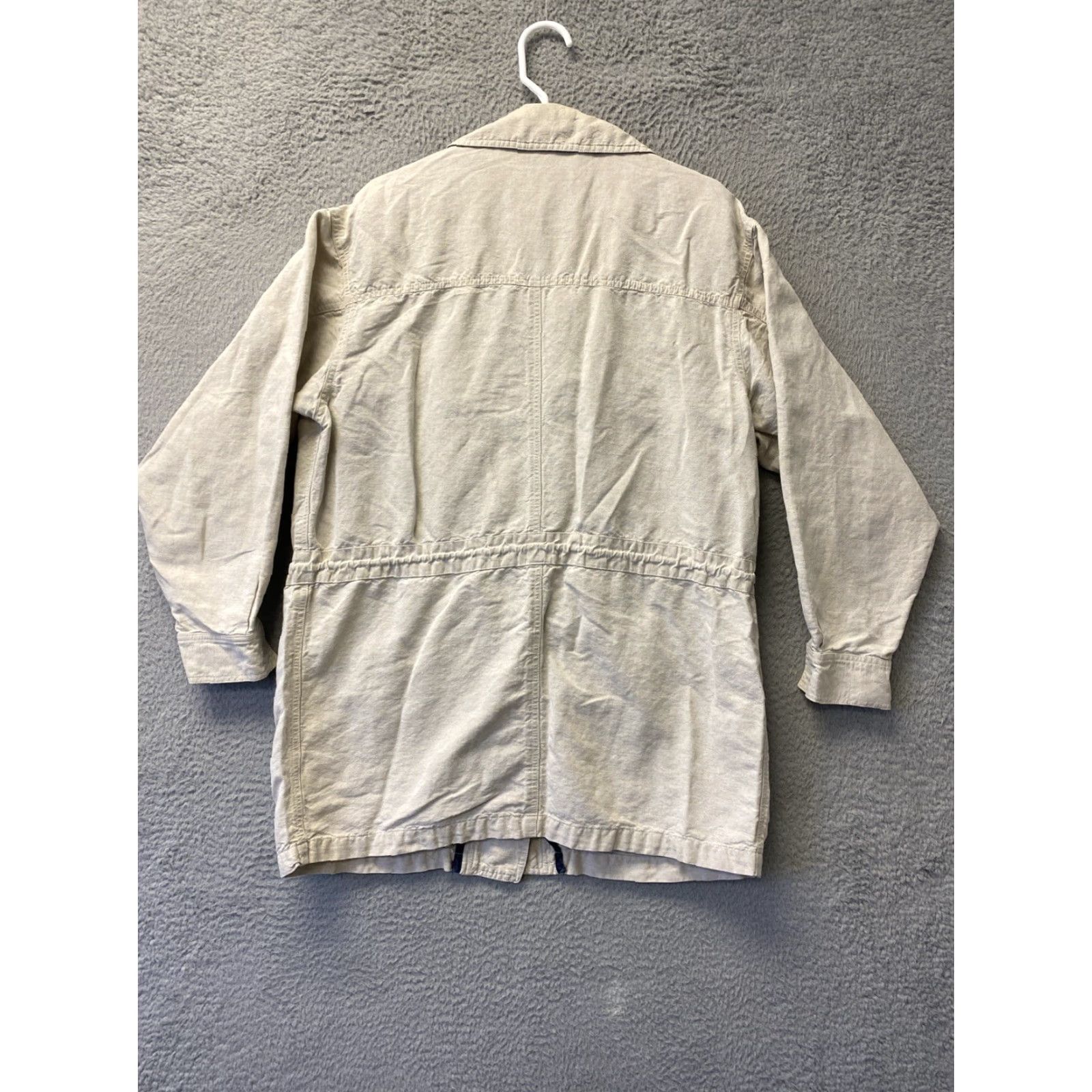 Timberland VINTAGE Timberland Women's Jacket Casual Outdoors Large Beige Cotton Blend 90s Outdoor Fall Winter Size L / US 10 / IT 46 - 7 Thumbnail