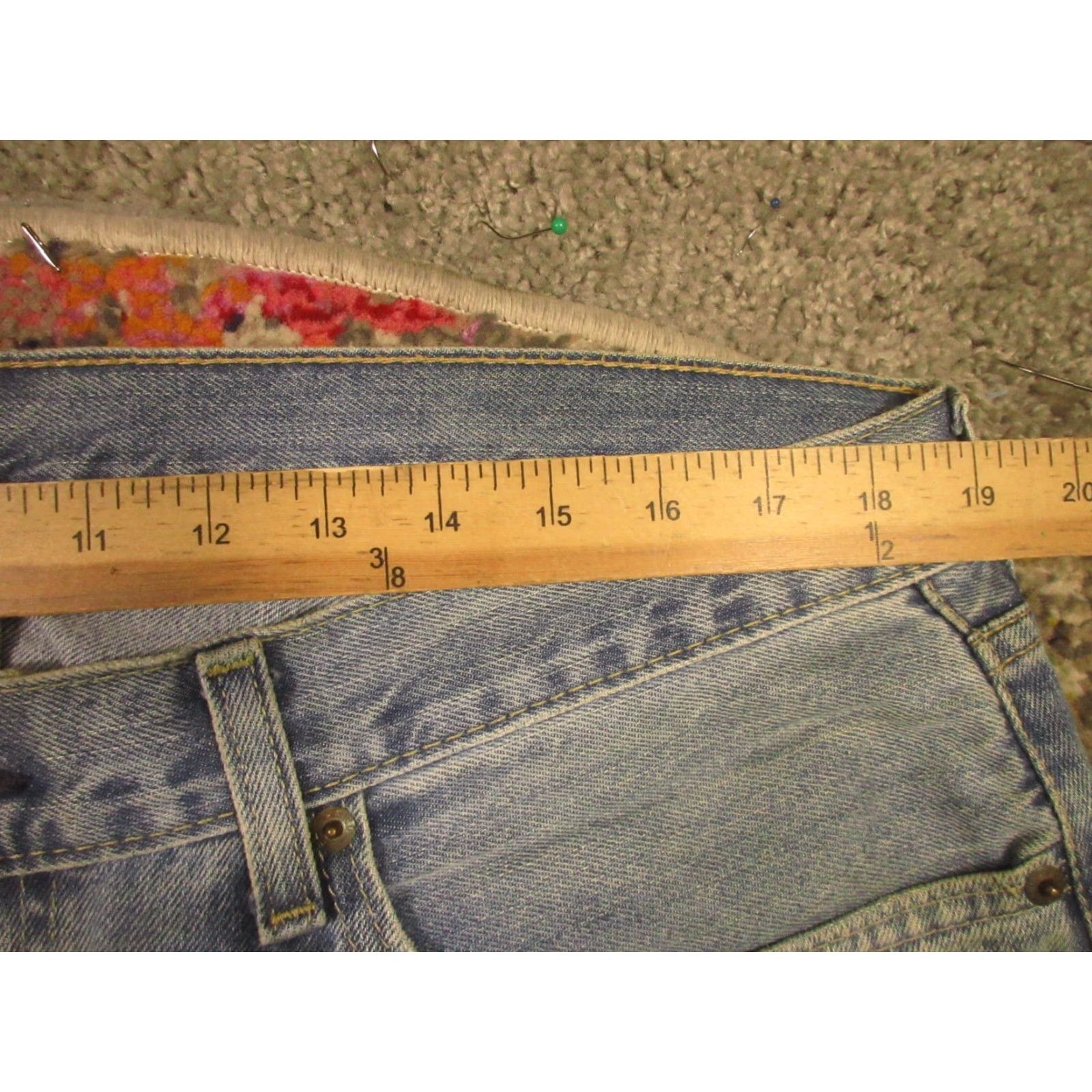 Levi's LEVIS 501 Jeans 38x32* Original Fit Denim Pants Mens Wash Classic Button Fly Jeans 5-Pocket Design Medium Blue9 Mens Size US 38 / EU 54 - 5 Thumbnail