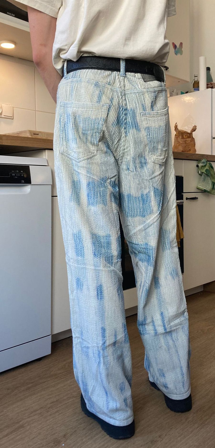 Our Legacy Corduroy Vast Cut Blue Brush Stroke Print Size US 30 / EU 46 - 3 Thumbnail