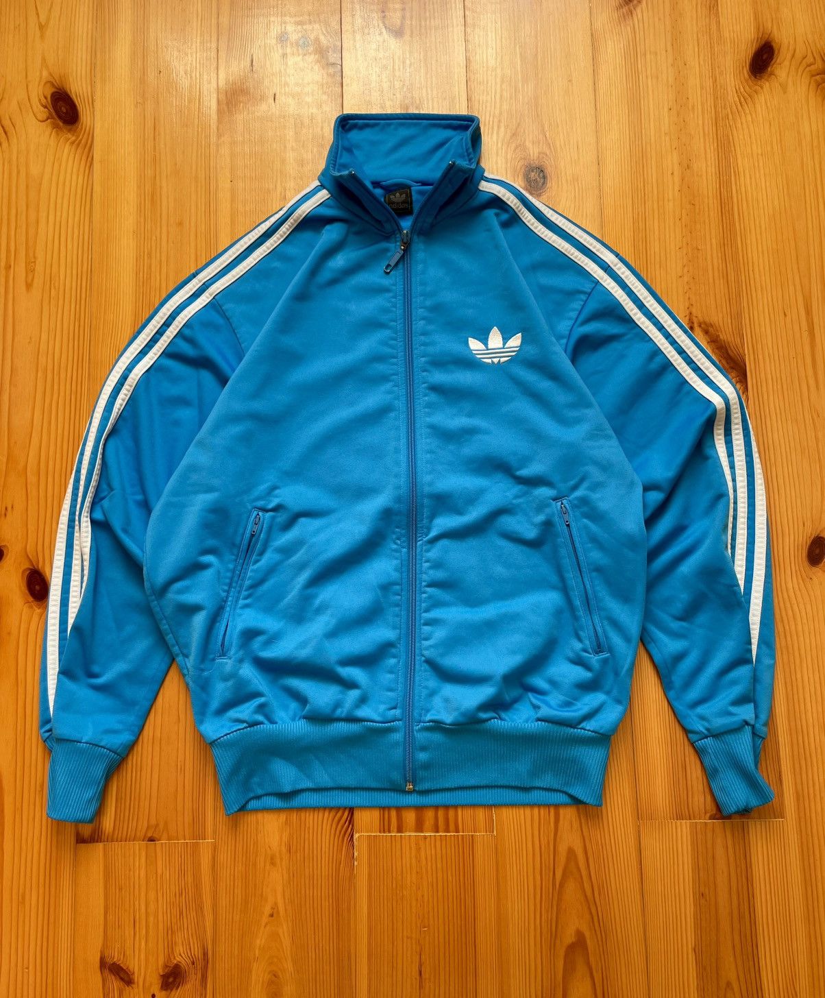 Adidas Adidas Vintage Trefoil Track Zip Jacket Balenciaga Style Size US M / EU 48-50 / 2 - 1 Thumbnail