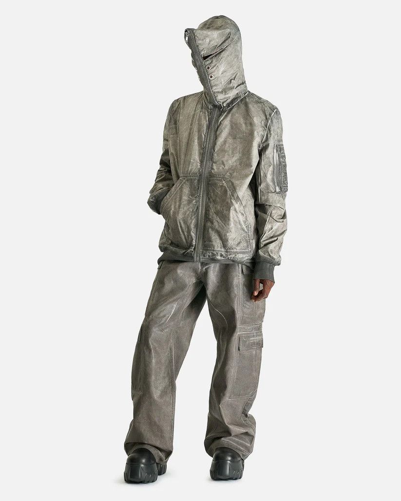 Rick Owens Drkshdw o1s1v1r1oon0825 Gimp Flight Bomber in Grey/Darkdust Size US L / EU 52-54 / 3 - 7 Thumbnail