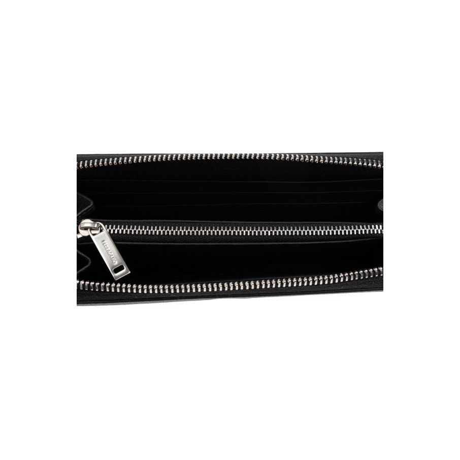 Salvatore Ferragamo FERRAGAMO Nero Grigio Monogram Canvas Wallet New & Authentic Size ONE SIZE - 2 Thumbnail