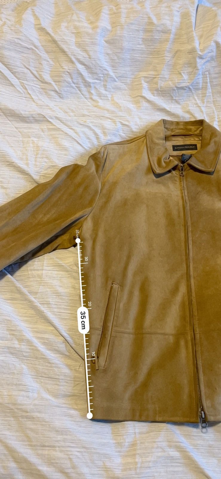 Banana Republic Banana Republic Camel Suede Leather Jacket Size US M / EU 48-50 / 2 - 8 Thumbnail