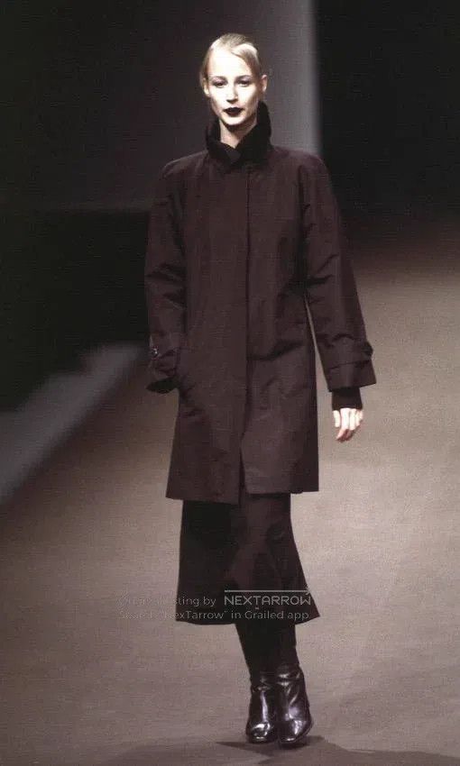 Hermes Hermes 1997FW vintage silk hidden-button mid-length trench Size S / US 4 / IT 40 - 1 Thumbnail
