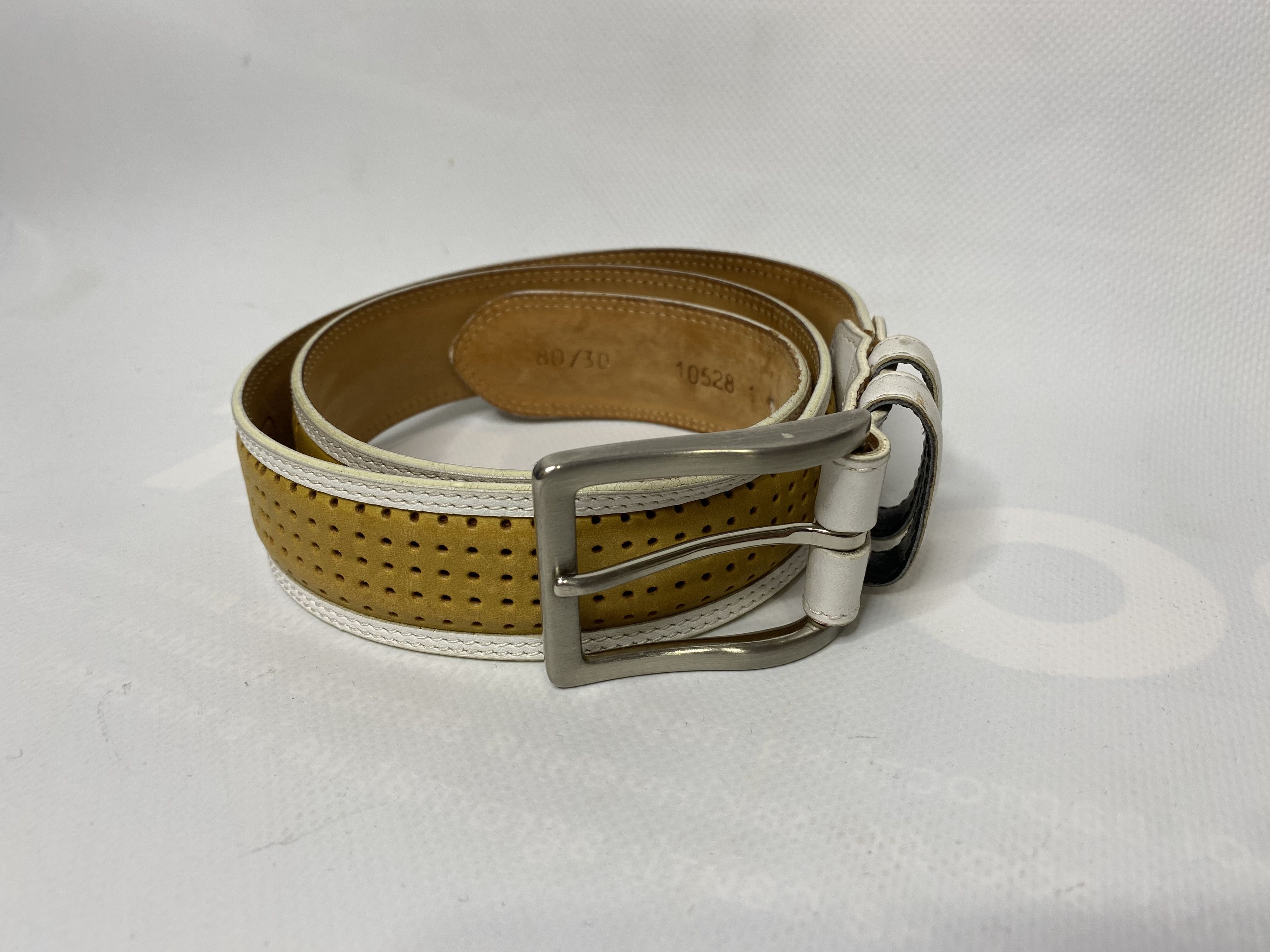 Handmade × Leather LEYVA BELT 100% LEATHER HAND MADE IN SPAIN 91 CM Size ONE SIZE - 1 Thumbnail