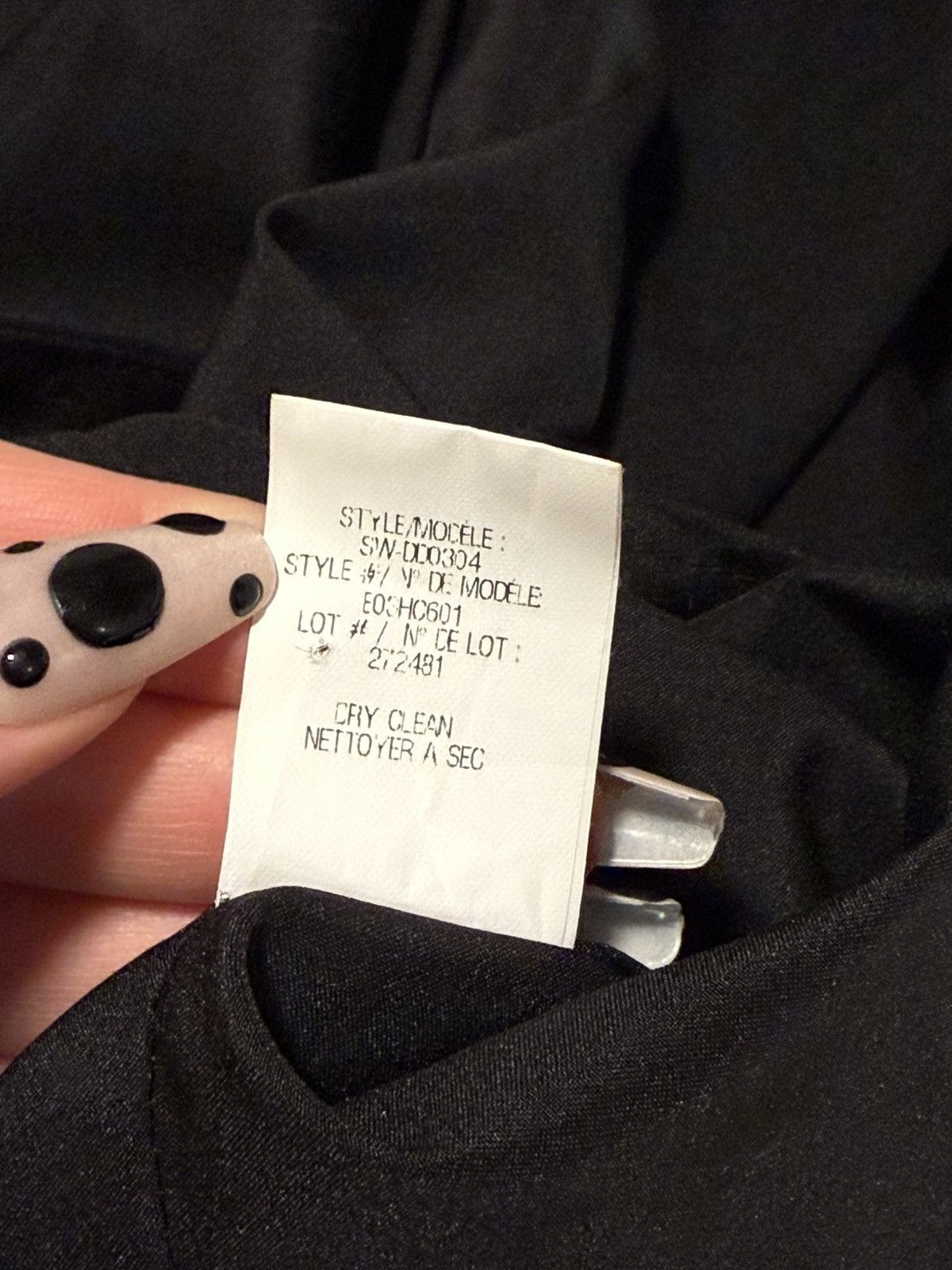 Helmut Lang helmut lang asymmetrical black mini dress Size XS / US 0-2 / IT 36-38 - 7 Thumbnail