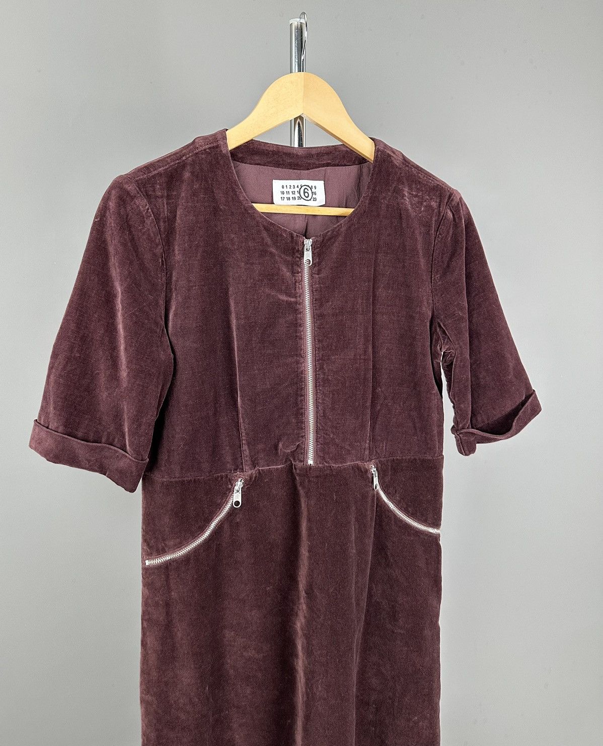 Maison Margiela Maison Martin Margiela - F/W07 - Velvet Midi Evening Dress Size M / US 6-8 / IT 42-44 - 4 Thumbnail