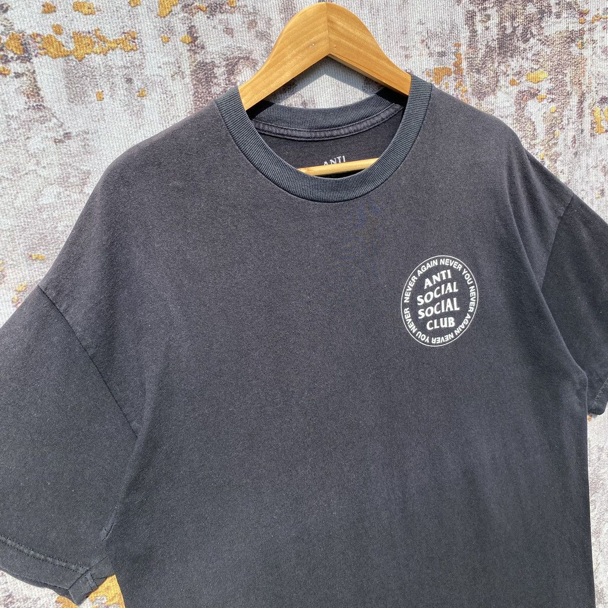 Anti Social Social Club Anti Social Social Club Never Again Never You Shirt SunFaded Size US XL / EU 56 / 4 - 6 Thumbnail