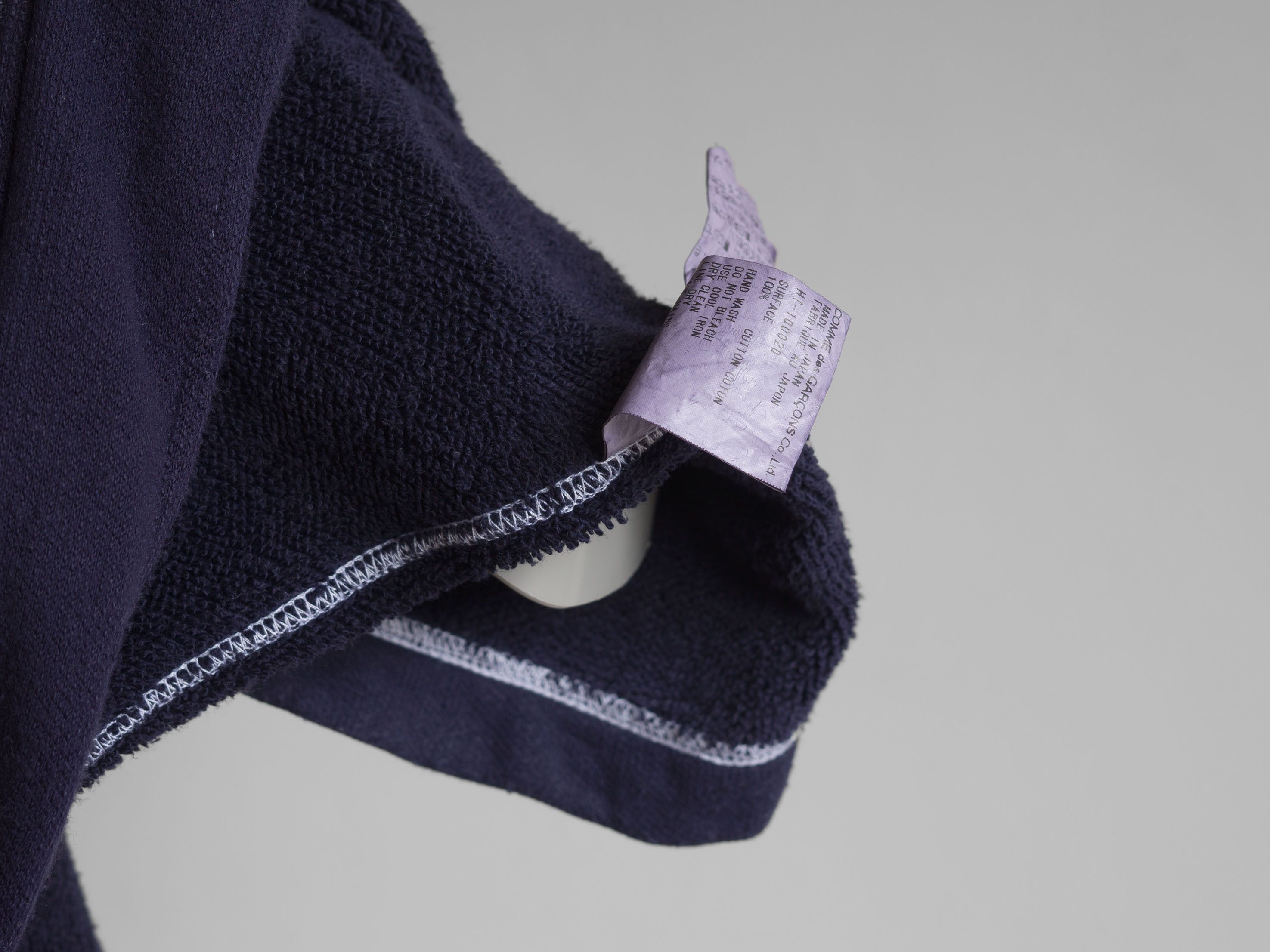 Comme des Garcons Homme AD1999 COMME des GARÇONS HOMME OVERDYED ZIP SWEATSHIRT Size US M / EU 48-50 / 2 - 9 Thumbnail