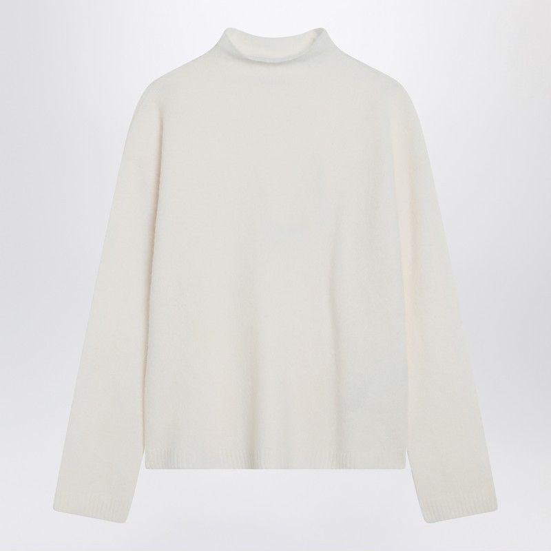 Max Mara Max Mara Ivory Cashmere-Blend Sweater Size M / US 6-8 / IT 42-44 - 1 Thumbnail