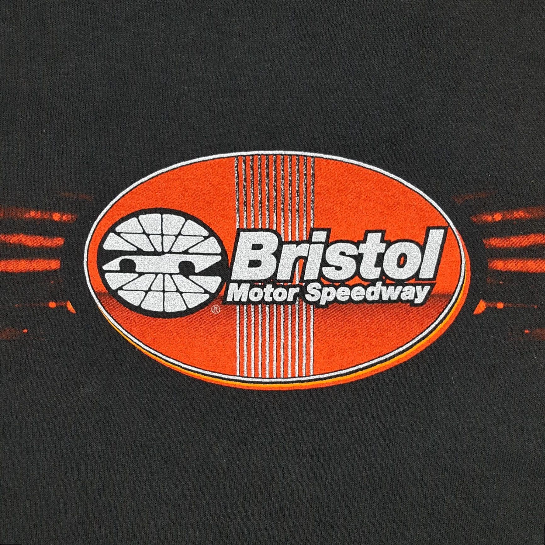 Delta NASCAR Bristol Thunder Valley Racing Men's Size XL Retro Black Tee T Shirt Car Size US XL / EU 56 / 4 - 4 Thumbnail