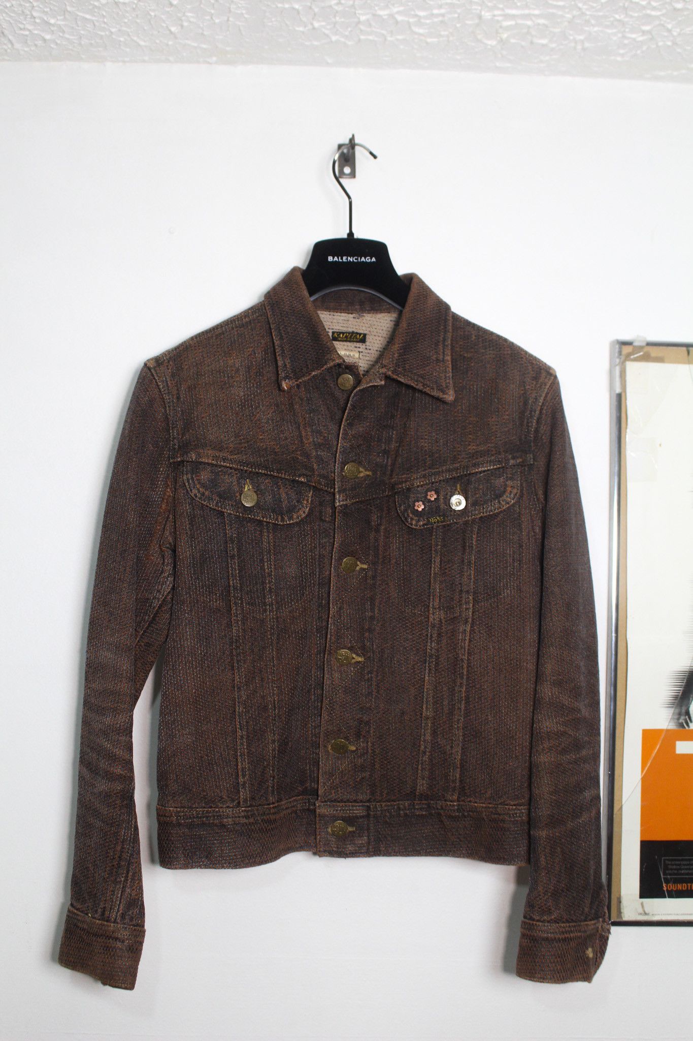 Kapital Kountry Sakura Boro Century Denim Jacket Sashiko Mud Dyed Size US XS / EU 42 / 0 - 1 Thumbnail