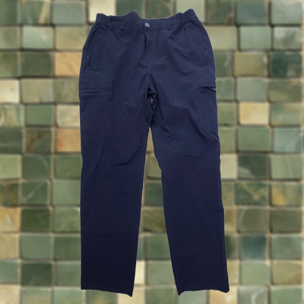 Vintage Mier Hiking Tech Cargo Pants Womens 14 Navy Stretch Ripstop Travel Fishing Light Size 36" / US 14 / IT 50 - 1 Thumbnail