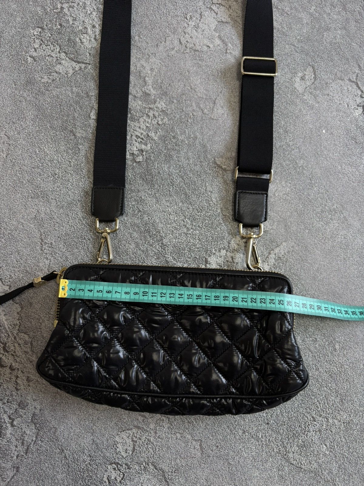 Moncler MONCLER Black Quilted Nylon ELIANNE Crossbody Shoulder Bag Size ONE SIZE - 24 Thumbnail