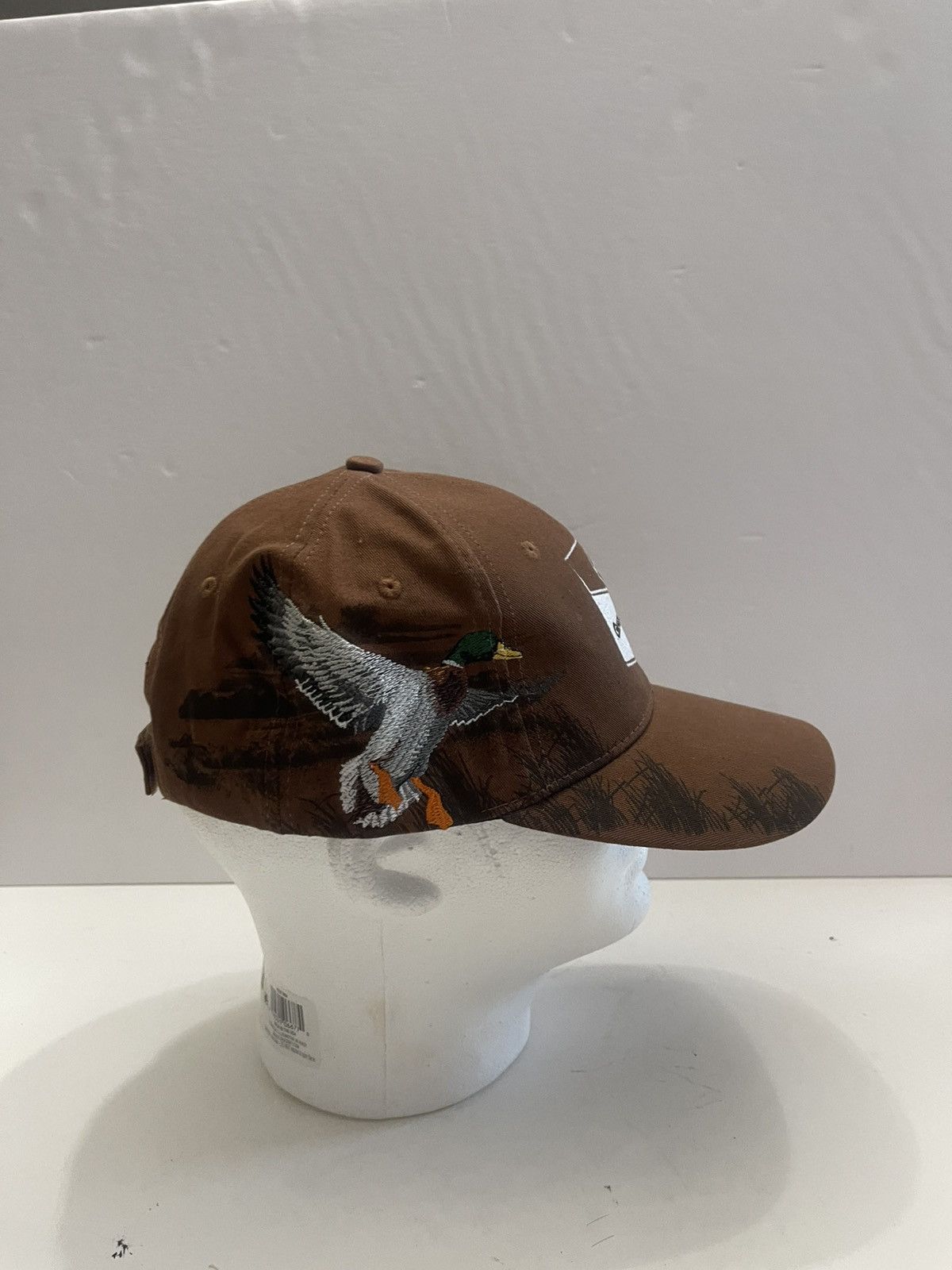 Other Gustafson Duck Hunting Brown Strap Back Hat Cap Outdoor Size ONE SIZE - 2 Thumbnail