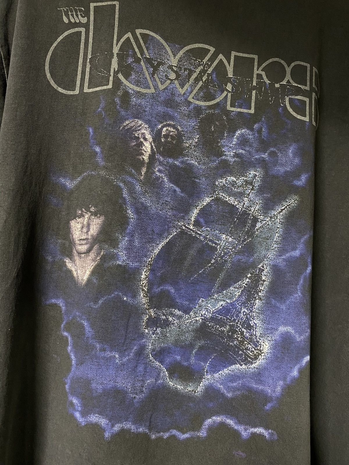 Band Tees Vintage 90's The Doors Jim Morrison Band Tee Shirt Large