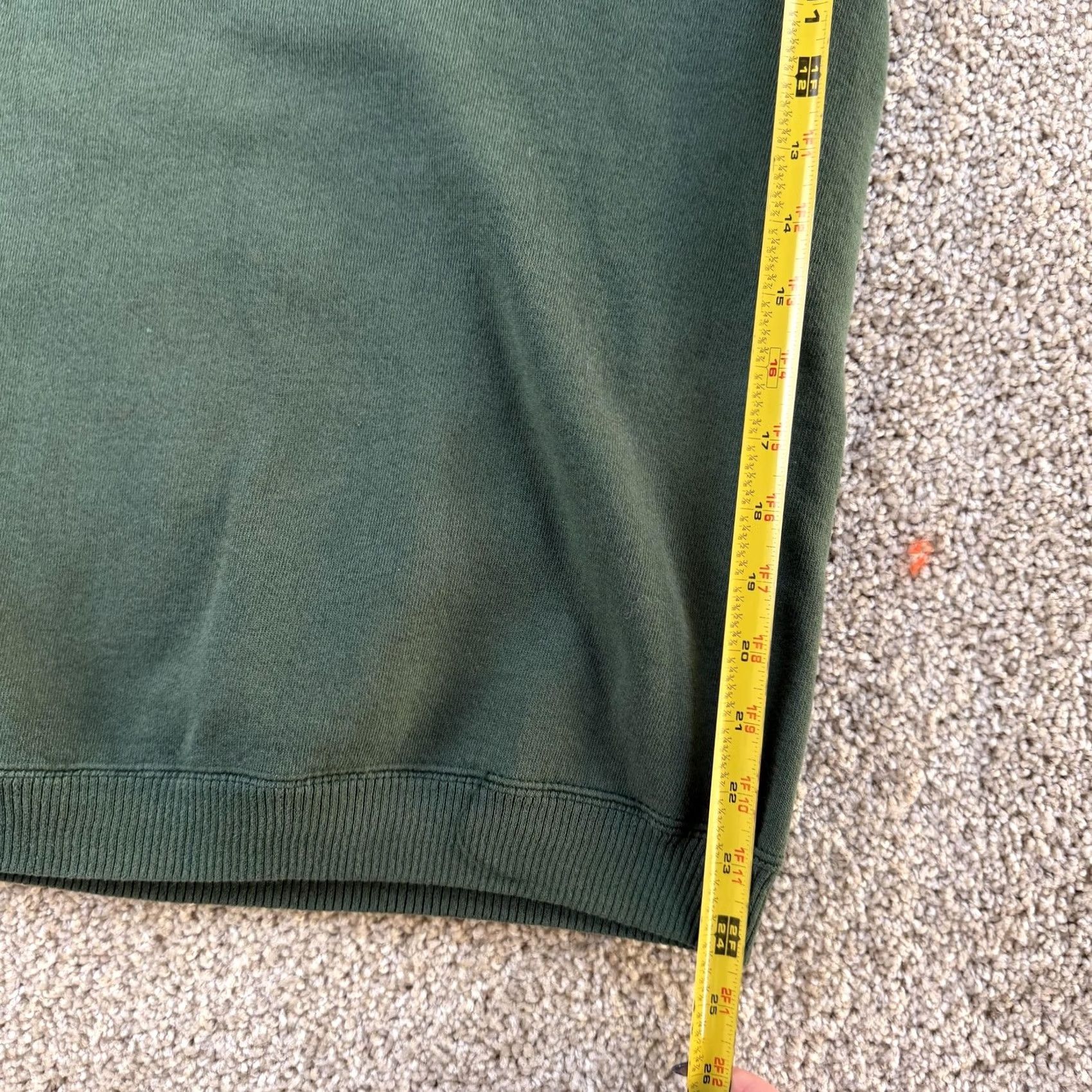 Vintage VINTAGE Campus Outpost Sweatshirt Mens Medium Green Fleece USA Heavy Weight Size US M / EU 48-50 / 2 - 7 Thumbnail