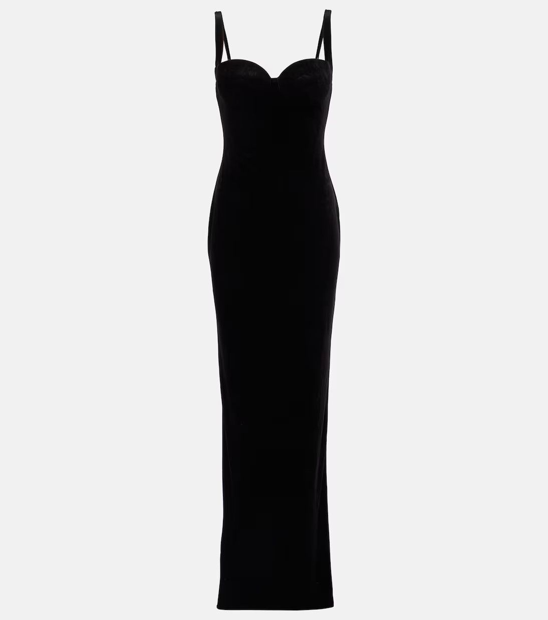 Balenciaga o1y0625 Maxi Dress in Black Size S / US 4 / IT 40 - 1 Thumbnail