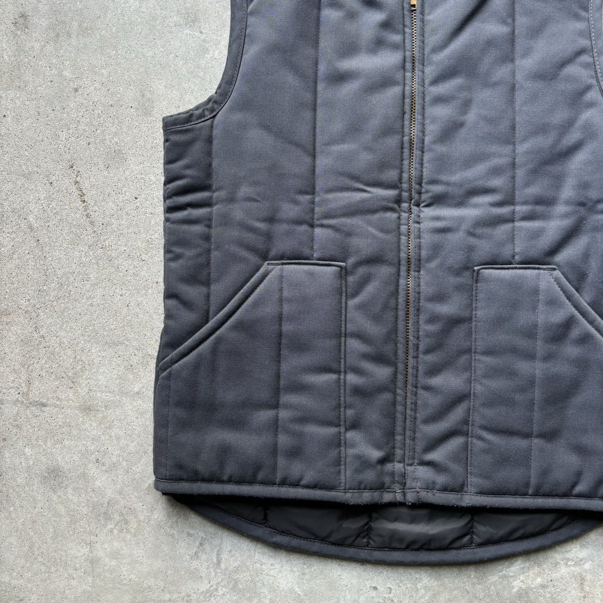 Japanese Brand × Vintage vintage 90s Utility Workwear zip-up vest Size US S / EU 44-46 / 1 - 9 Thumbnail
