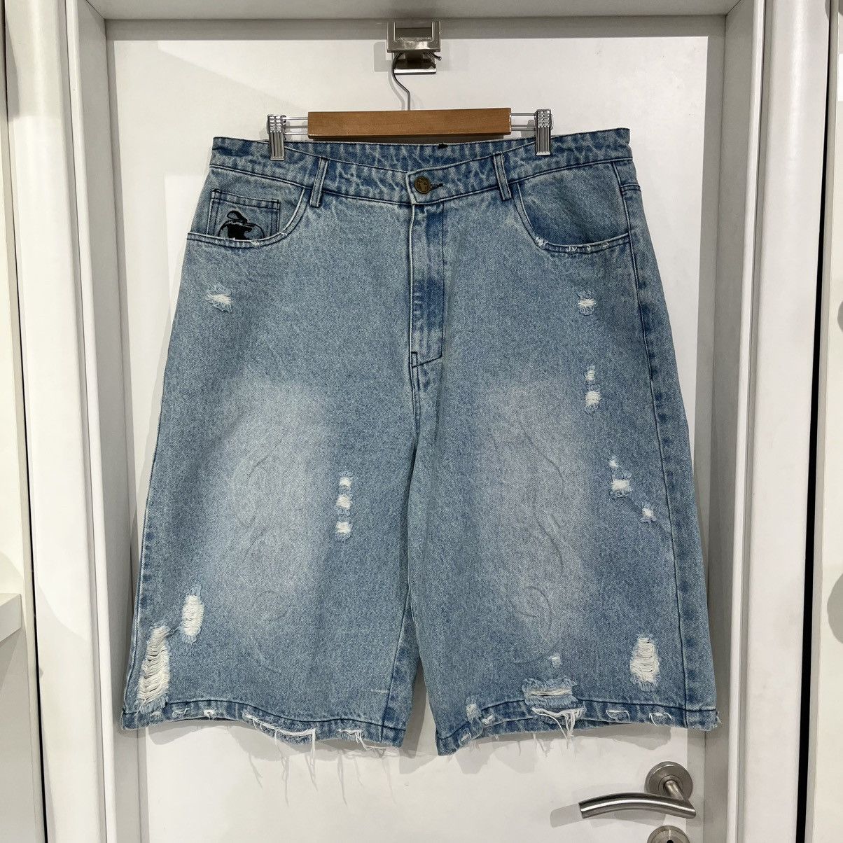 Chew Forever Chew Forever Denim Shorts Blue Size US 36 / EU 52 - 1 Thumbnail
