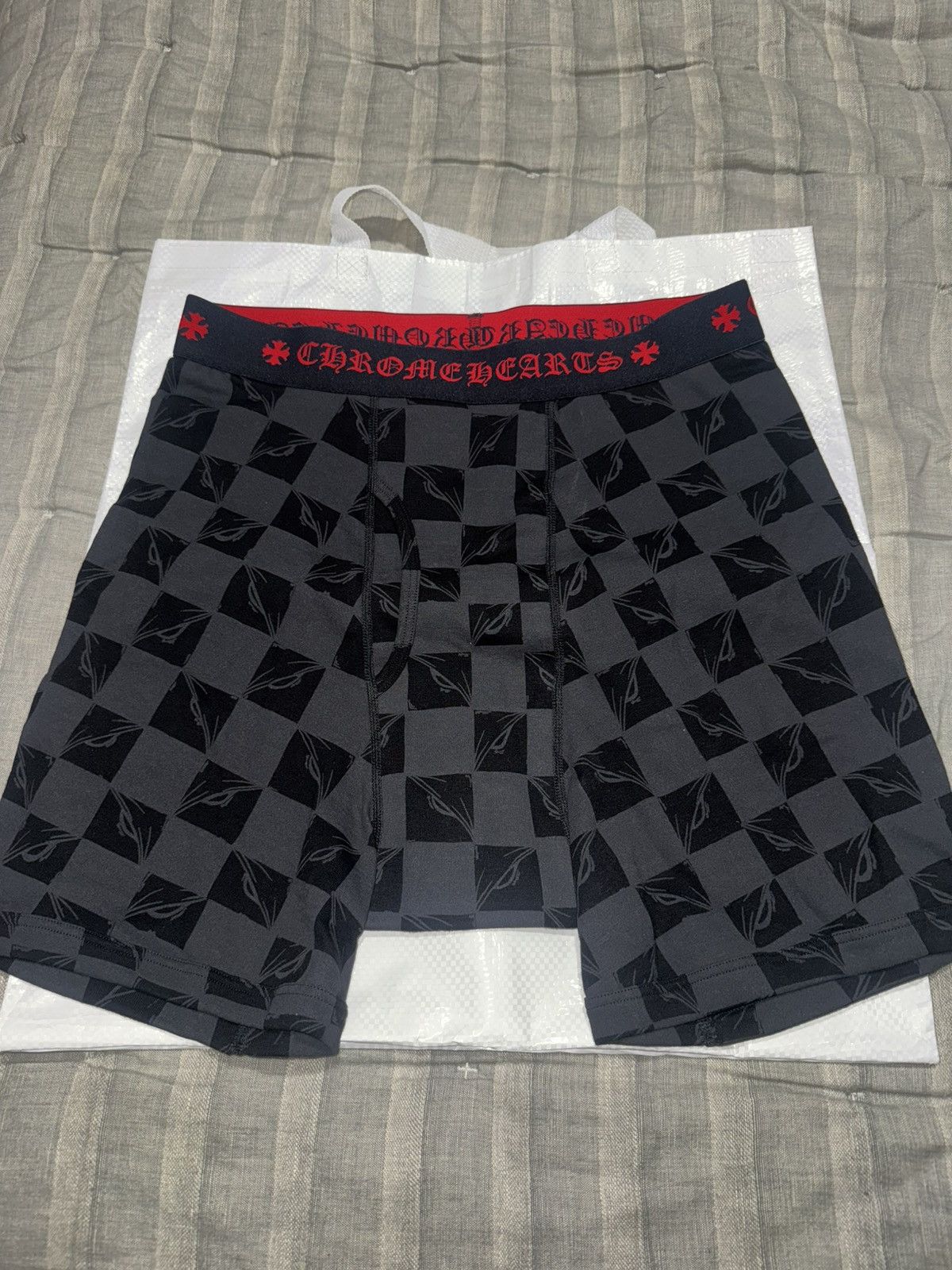 L Chrome Hearts x Matty 99 Eyes Boxers Underwear Black クロム