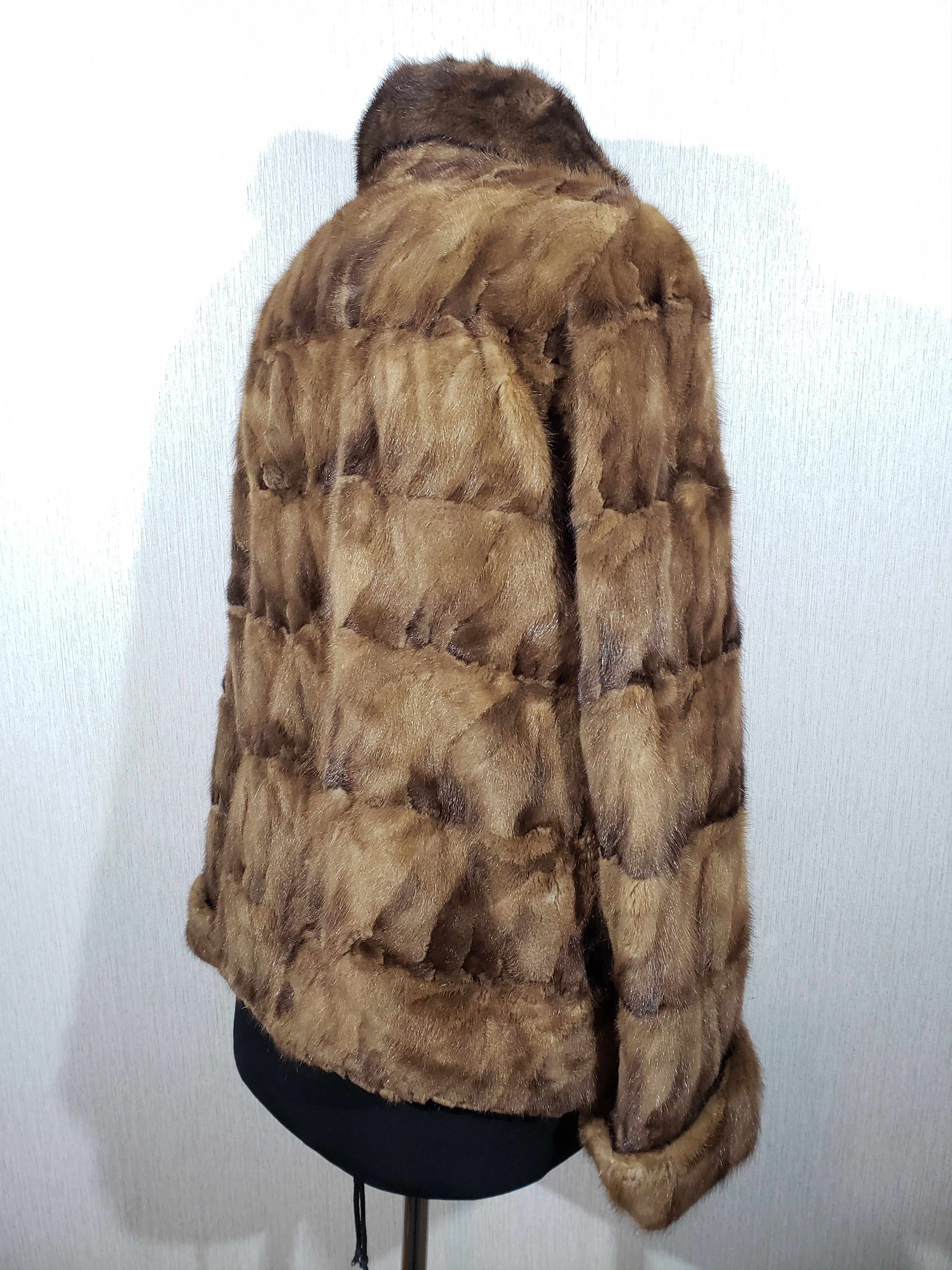 Other Stylish brown women's mink coat. Size XL / US 12-14 / IT 48-50 - 6 Thumbnail