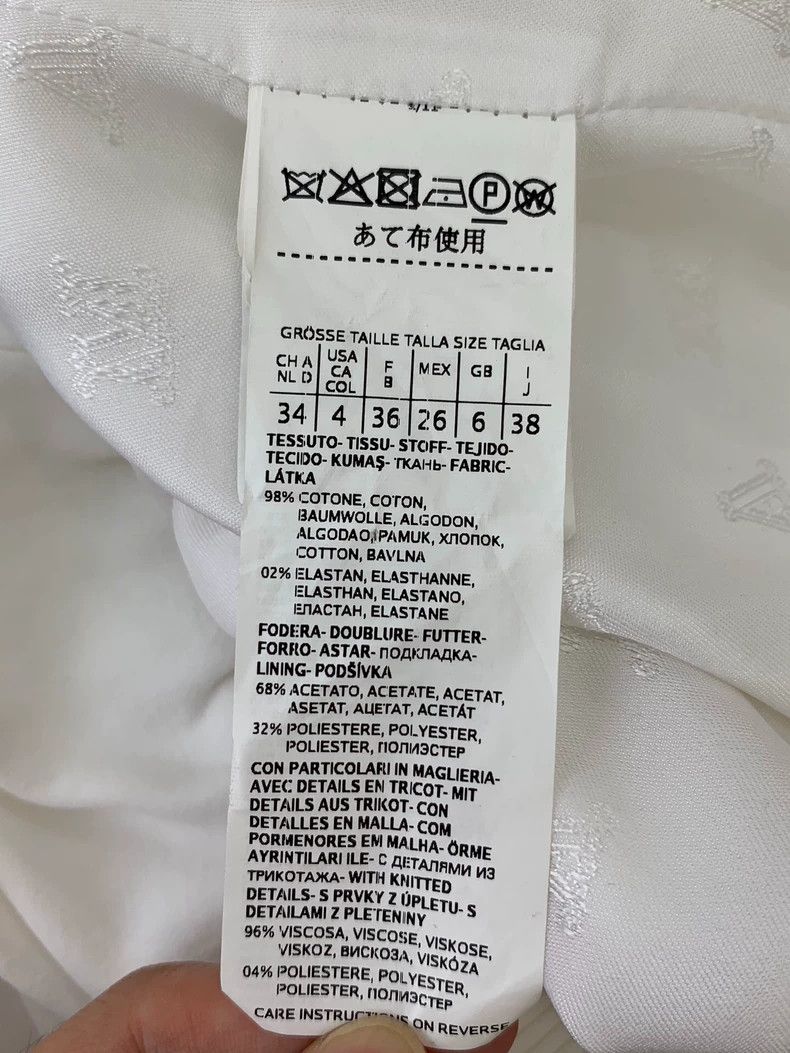 Max Mara Max Mara White cotton zip-up jacket jacket Size S / US 4 / IT 40 - 4 Thumbnail