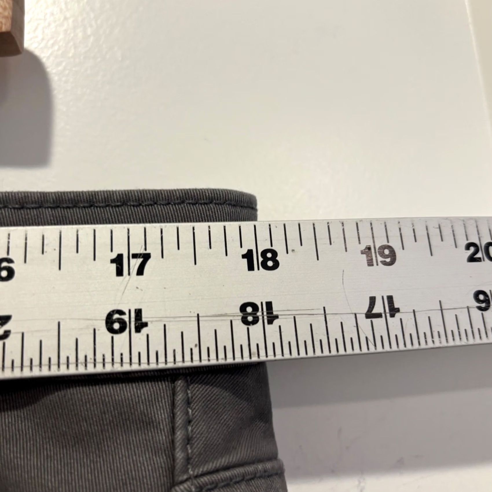 UNTUCKit UNTUCKit Mens Straight Fit Grey Chino Pants 35x30 Cotton Stretch 5-Pocket Brown Label Logo Button Front Flat Front Casual Business Travel Mens Size US 35 - 5 Thumbnail