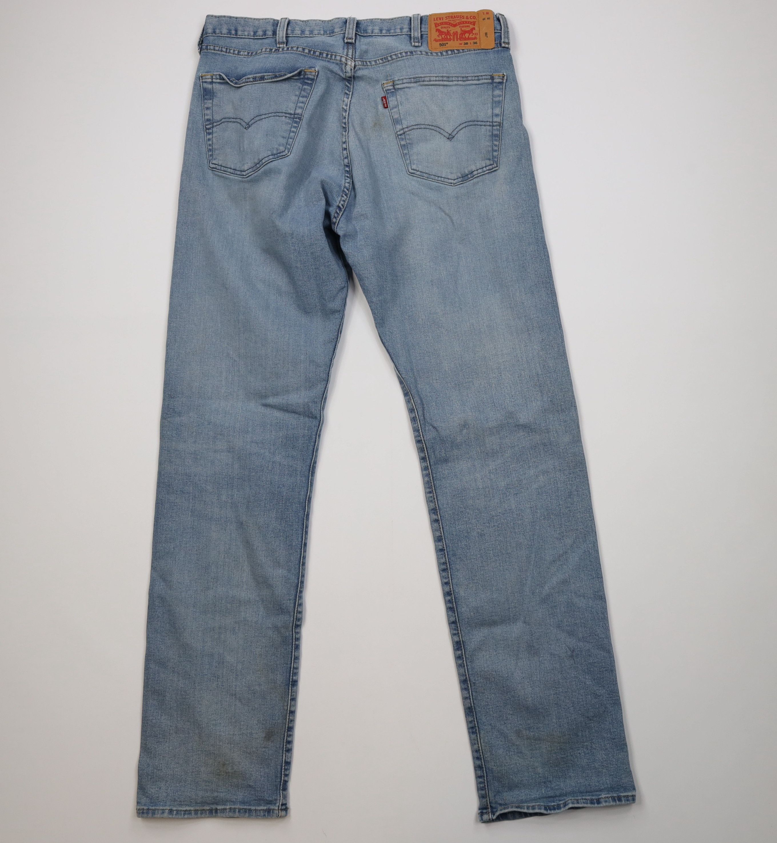 Levi's Vintage Y2K Levis 501xx Button Fly Original Fit Jeans Blue Size US 38 / EU 54 - 10 Thumbnail
