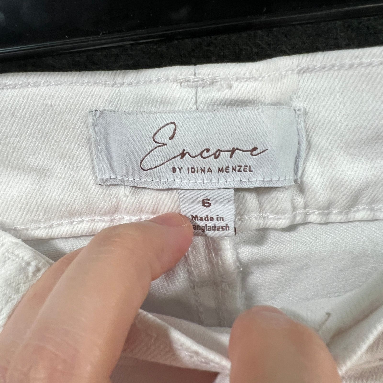 Other Encore by Idina Menzel Regular High Waisted Crop Jeans Size 28" / US 6 / IT 42 - 3 Thumbnail