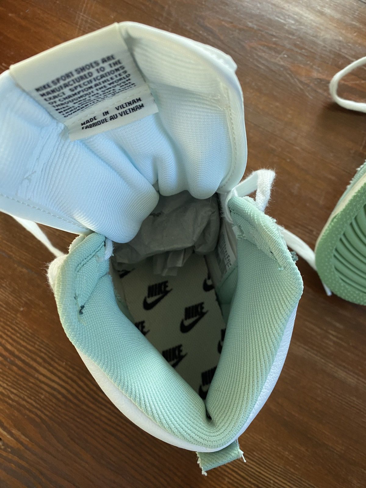 Nike Nike Women’s Dunk Hi 1985 Enamel Green ‘Denim’ New Box 9.5 Size US 9.5 / IT 39.5 - 7 Thumbnail