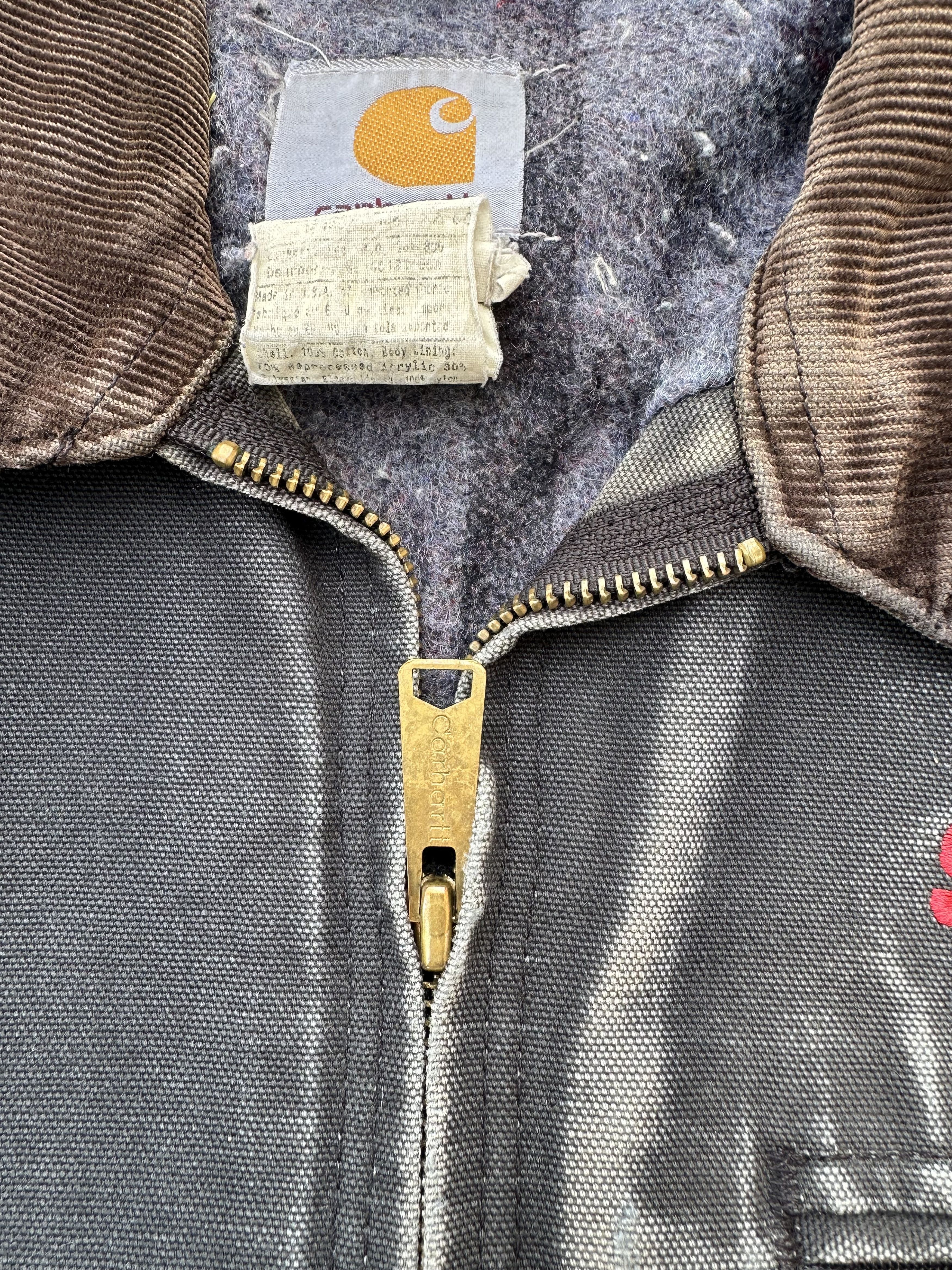 Carhartt Vintage Carhartt Distressed Detroit Jacket – Faded Black Size US L / EU 52-54 / 3 - 6 Thumbnail