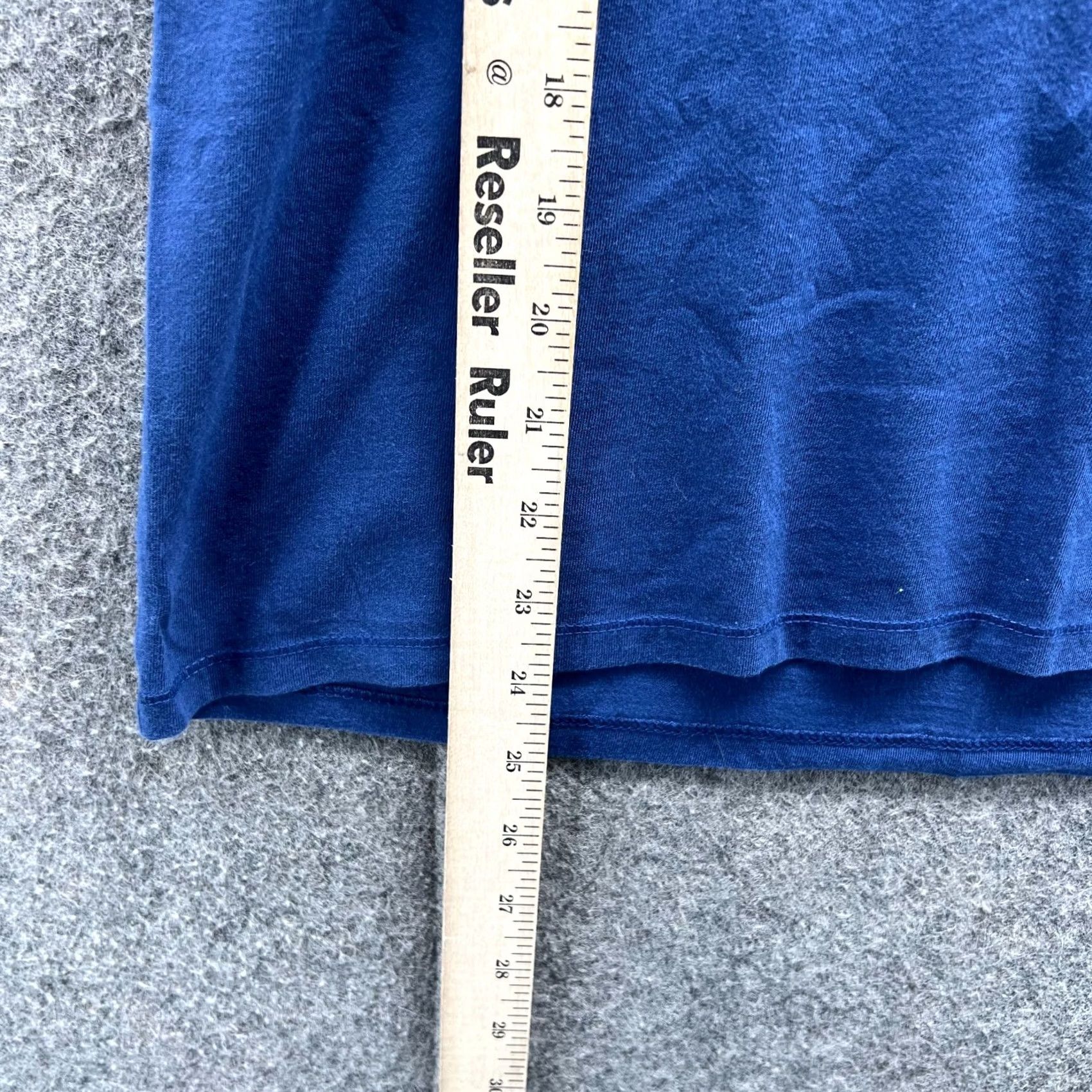 Life is Good Life is Good Shirt Womens Medium Blue V-Neck Crusher Tee Butterfly Print Shirt M Womens Blue V-Neck Shirt Size M / US 6-8 / IT 42-44 - 4 Thumbnail