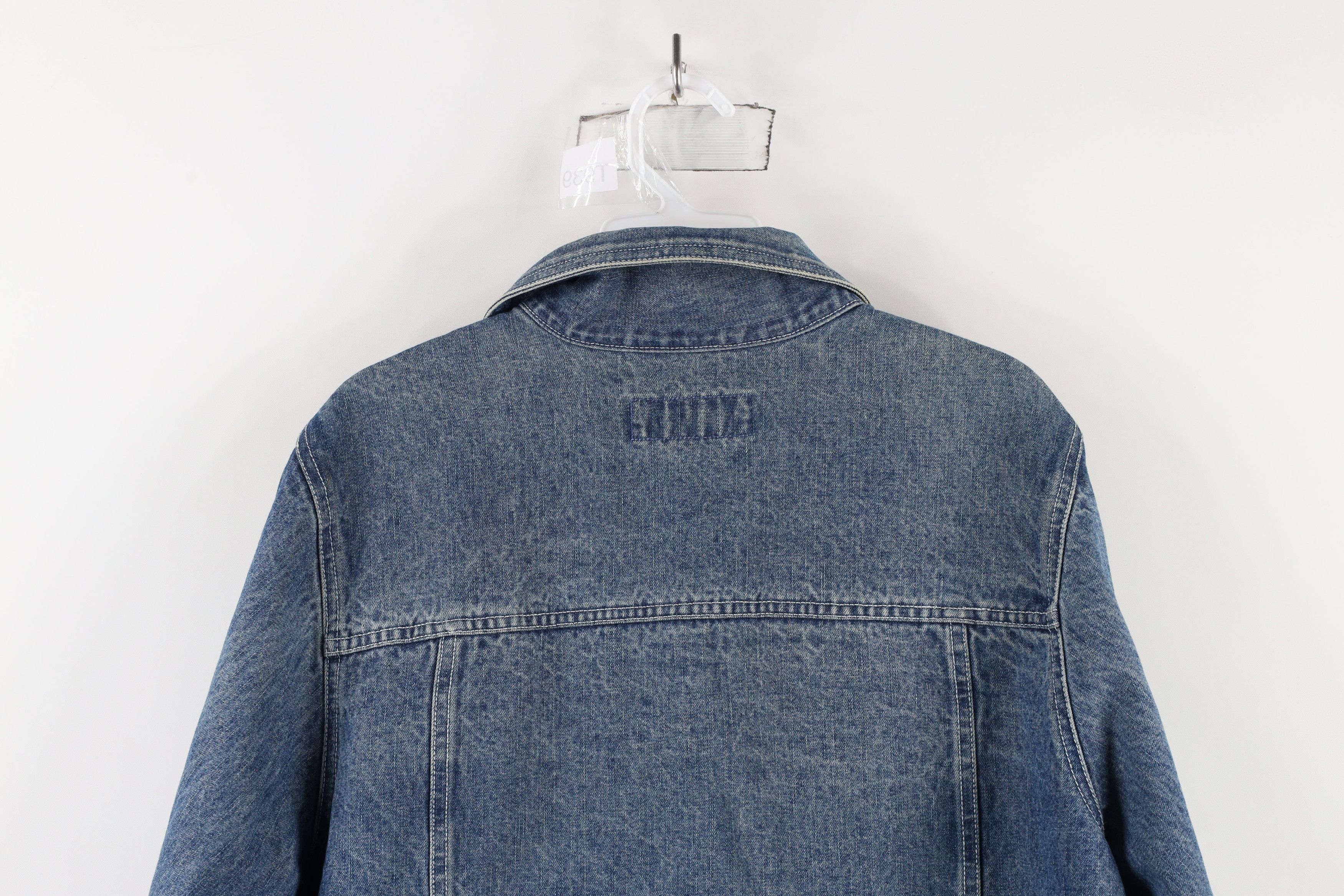 Vintage Vintage 90s Y2K LA Blues Babydoll Denim Trucker Jacket Size L / US 10 / IT 46 - 15 Thumbnail