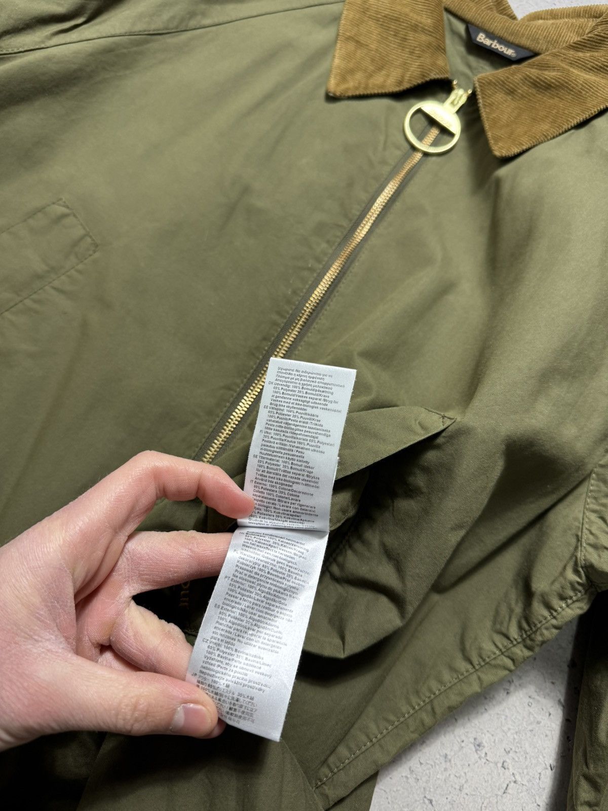 Barbour Barbour Women’s Caltin Showerproof Jacket Size UK 16 Size XL / US 12-14 / IT 48-50 - 12 Thumbnail