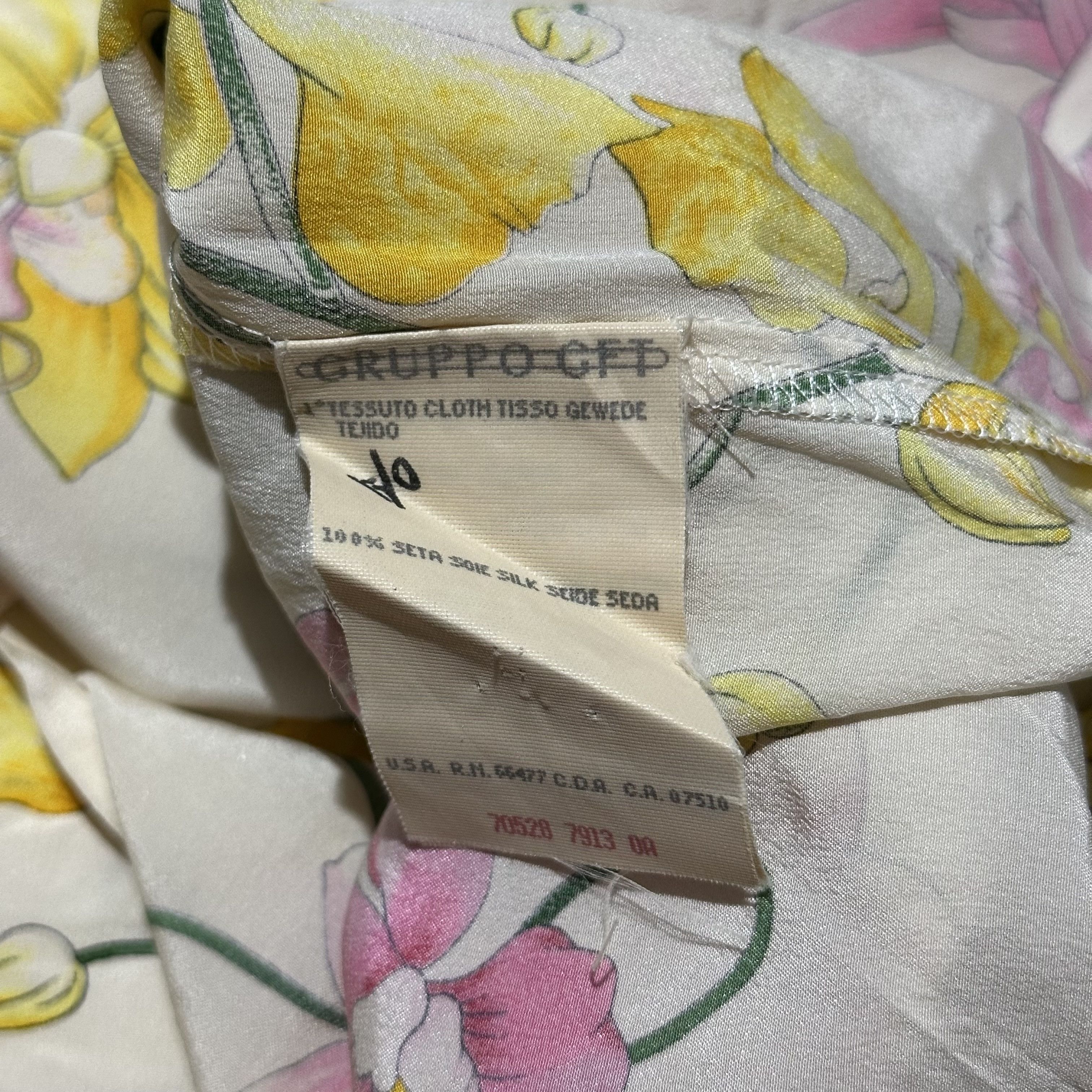 Valentino Valentino Miss V Flower Silk Tee Size M / US 6-8 / IT 42-44 - 6 Thumbnail