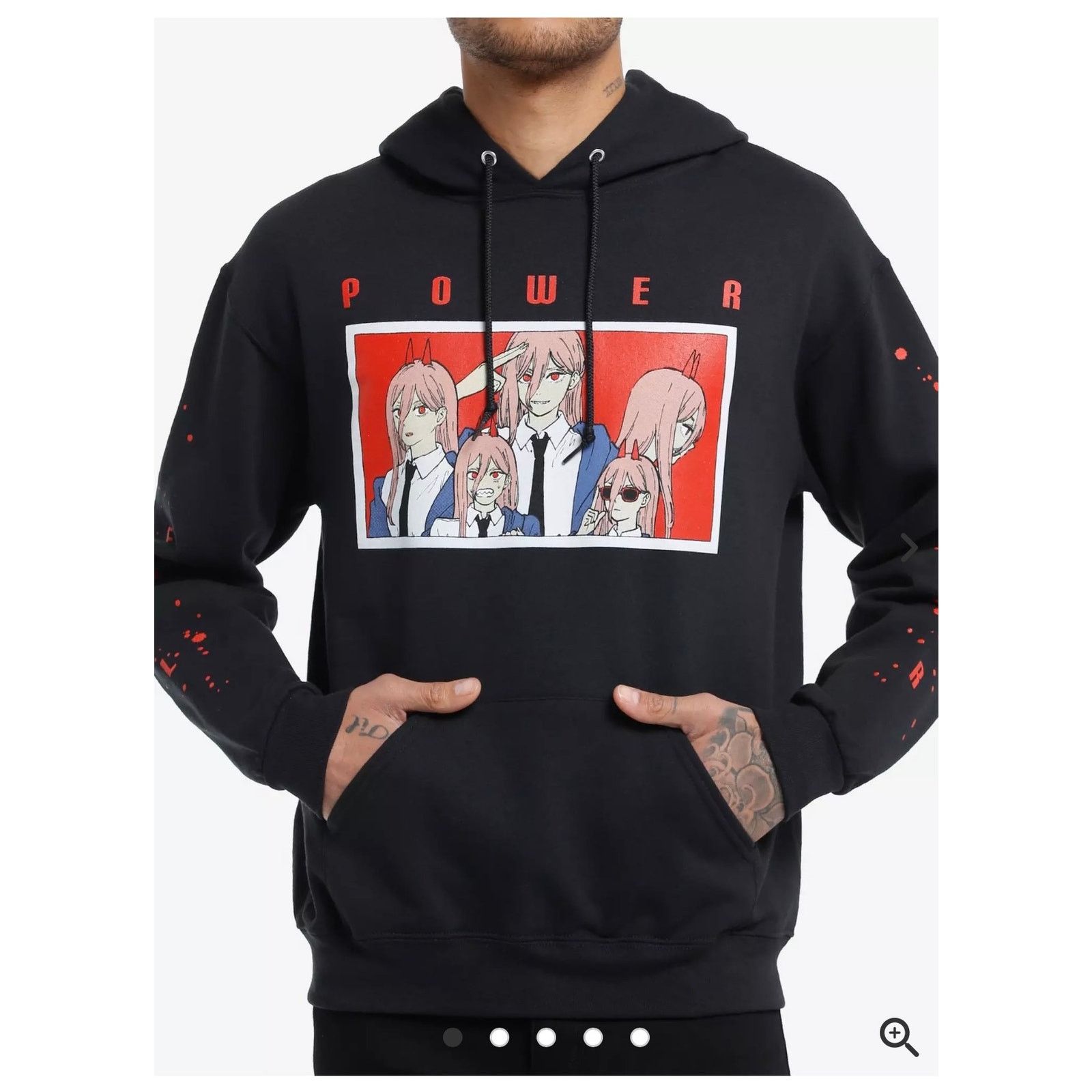 Vintage Chainsaw Man Power Anime Hoodie Men’s L Crunchyroll NWT Size US L / EU 52-54 / 3 - 1 Thumbnail
