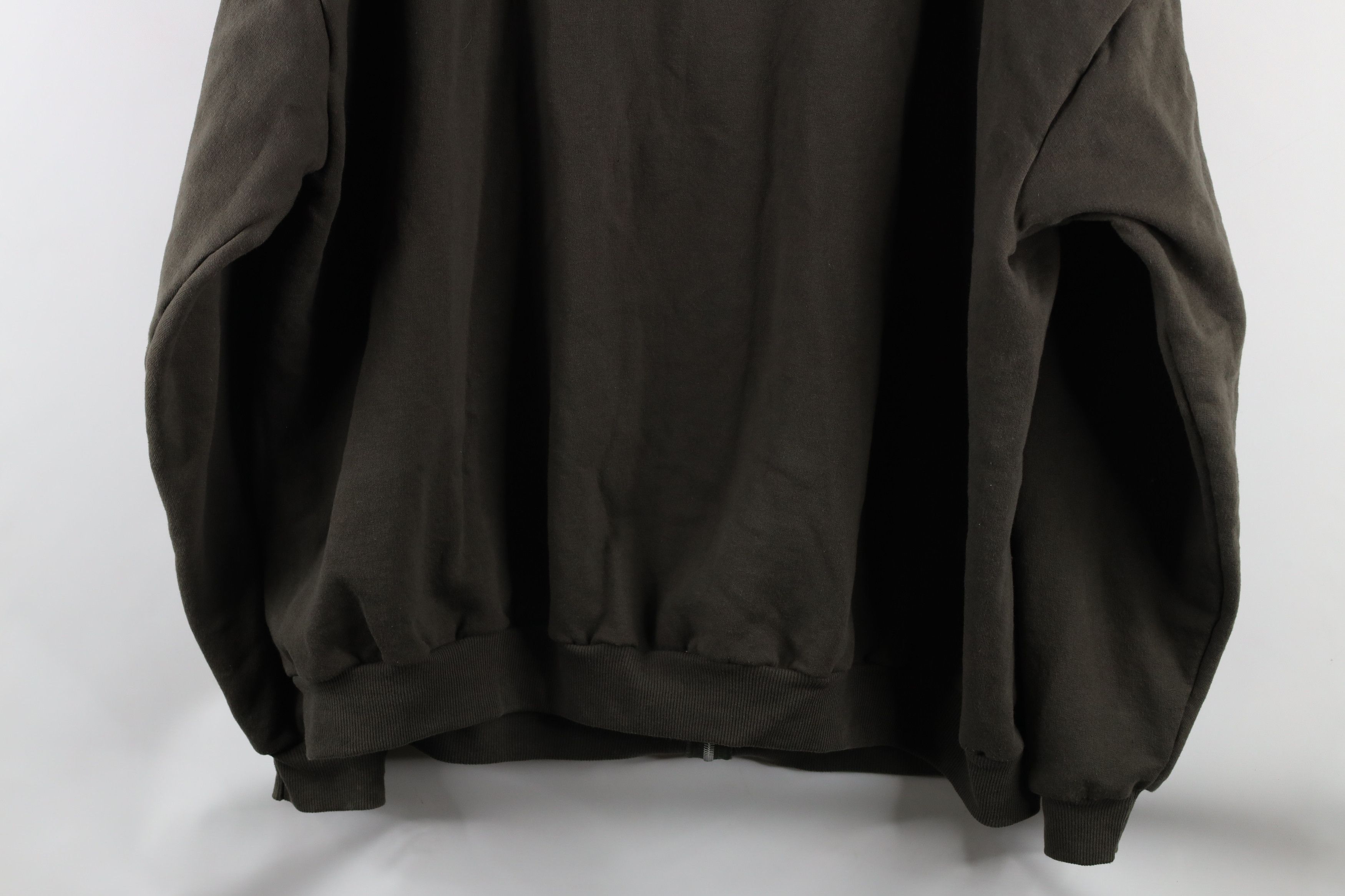 Vintage Vintage 90s Streetwear Full Zip Hoodie Sweatshirt Green Size US XXL / EU 58 / 5 - 10 Thumbnail