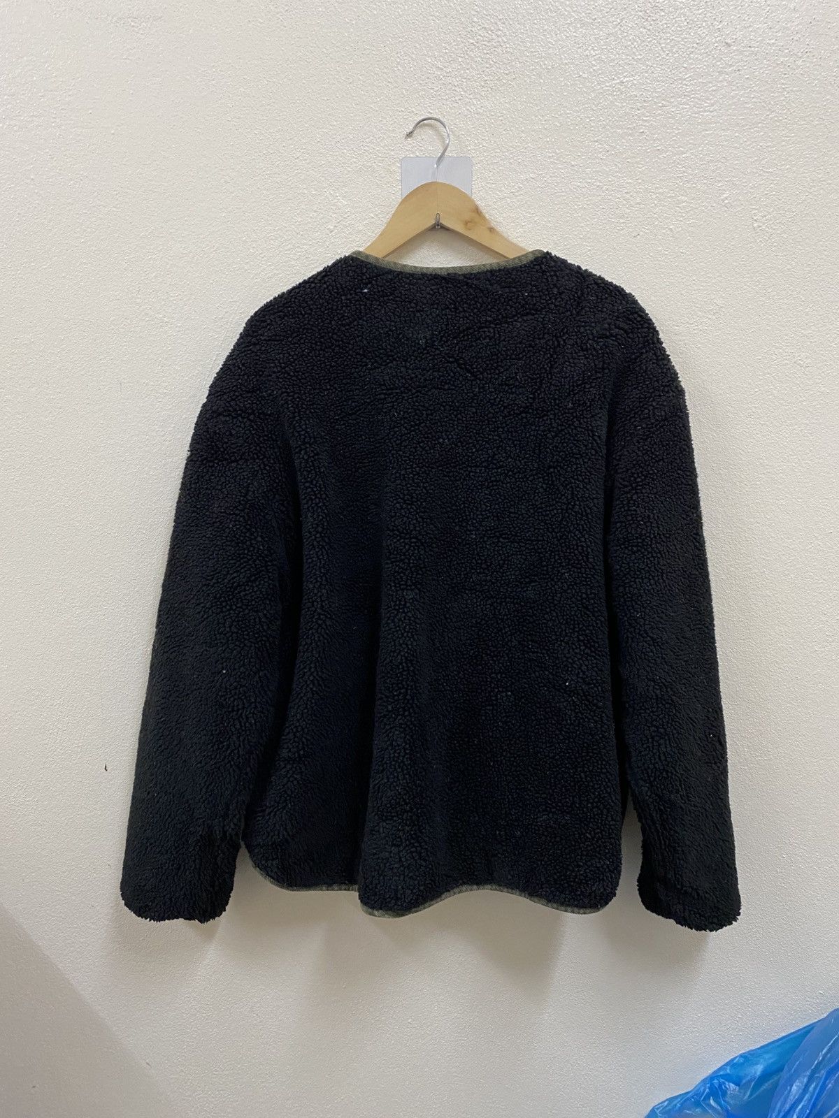 Vintage Vtg Mark Gonzales Sherpa Black Jacket - Revisible Size US L / EU 52-54 / 3 - 2 Thumbnail