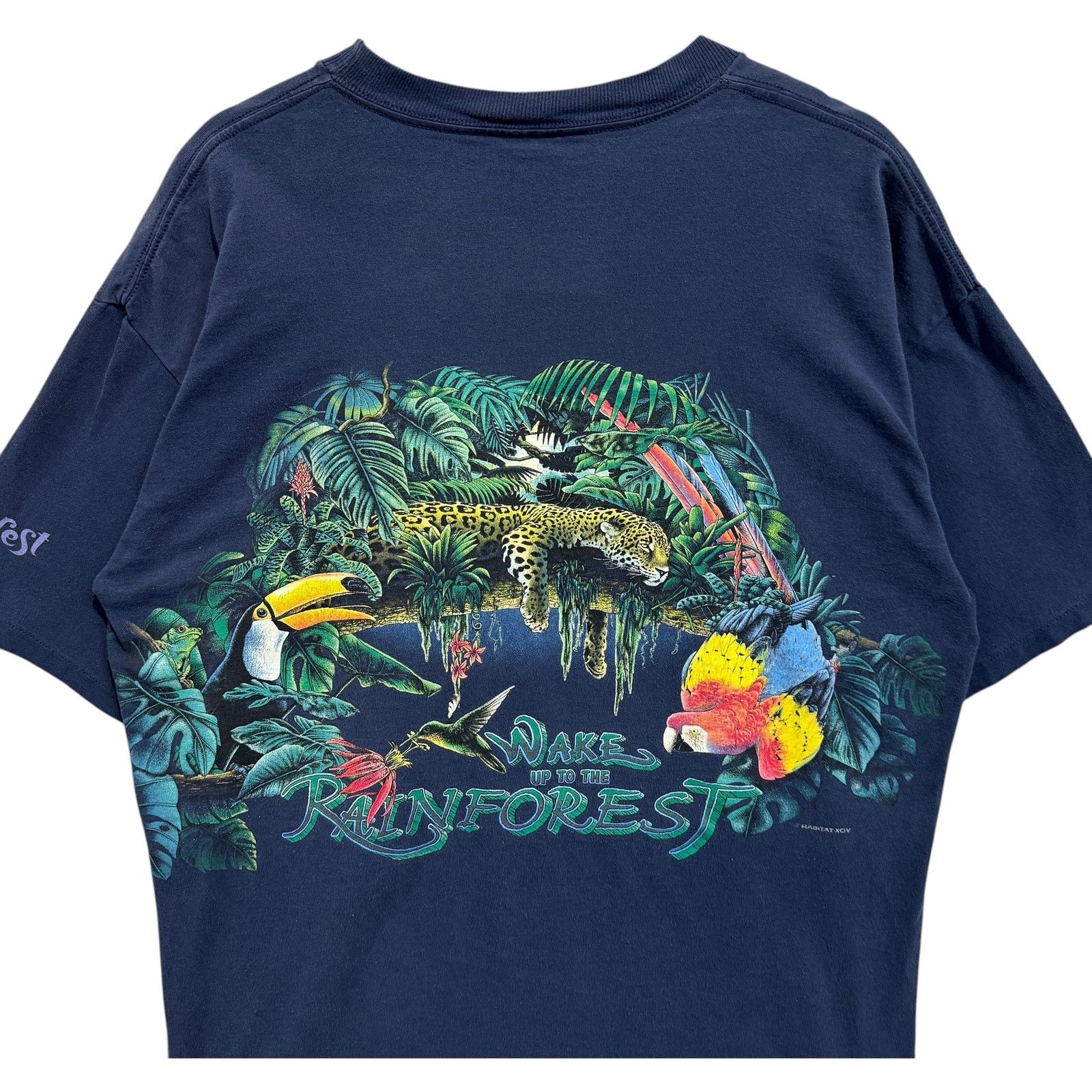 Vintage Vintage Wake Up To The Rainforest Tee XXL Size US XXL / EU 58 / 5 - 6 Thumbnail