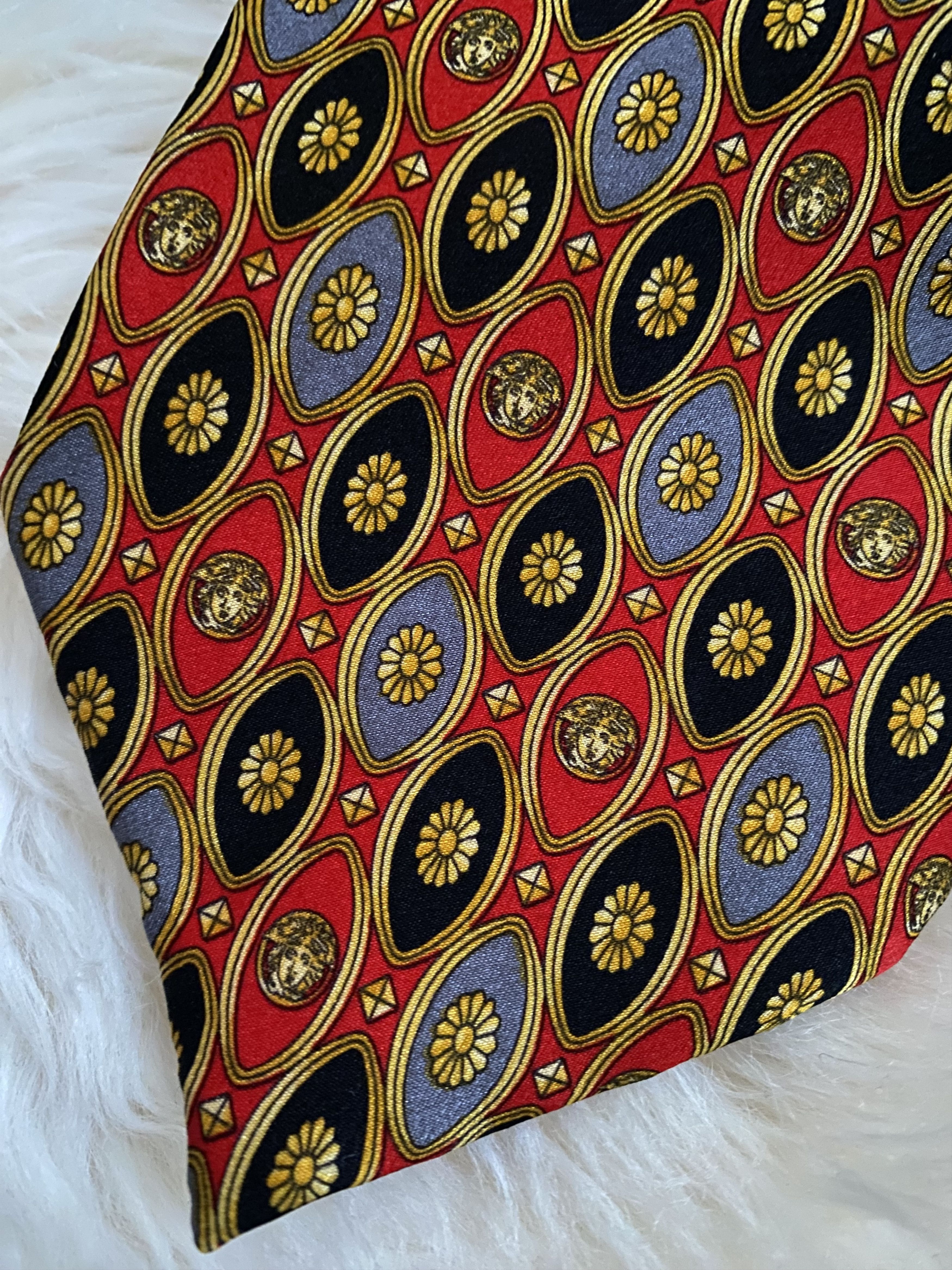 Versace Gianni Versace Tie Silk Vintage Size ONE SIZE - 2 Thumbnail