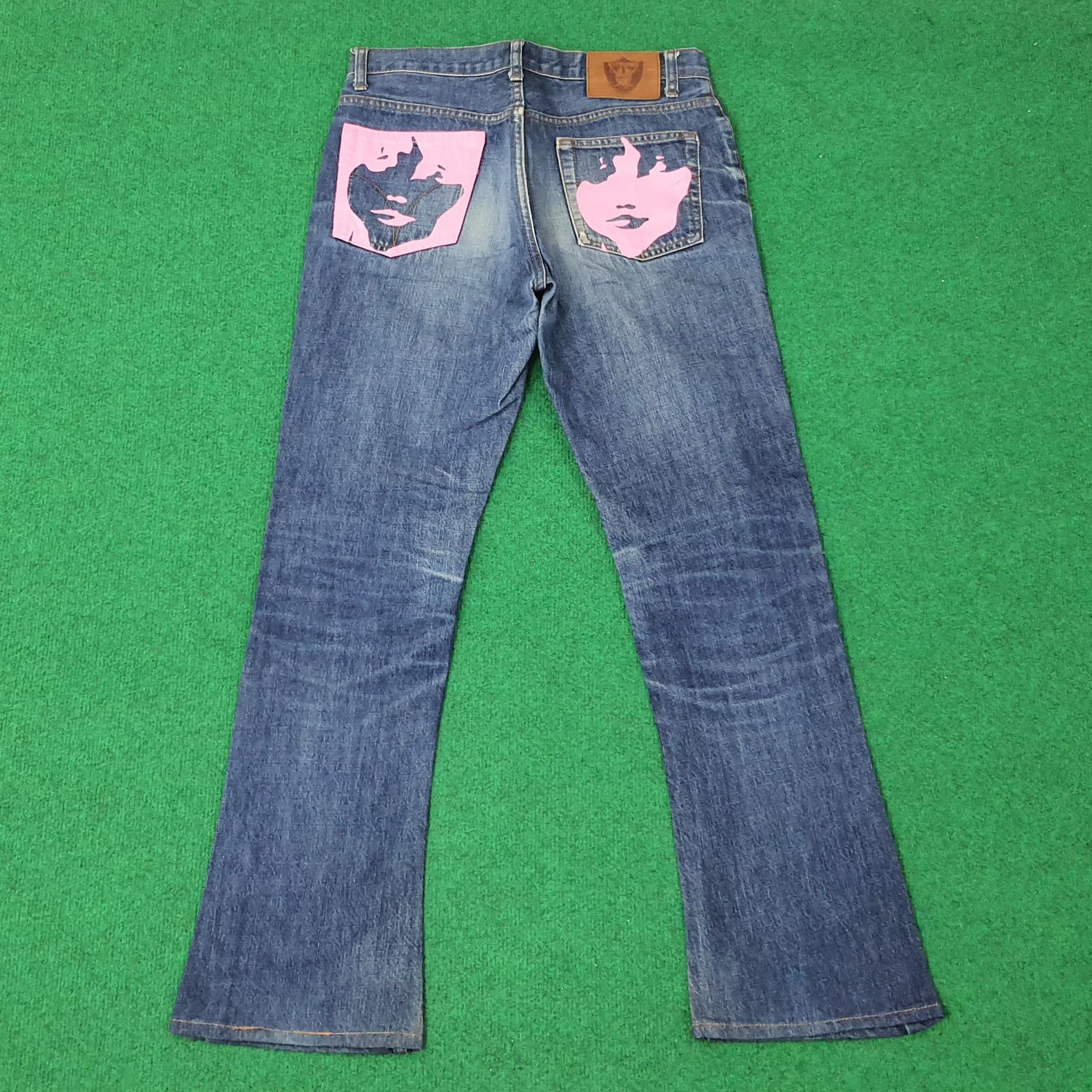 Hysteric Glamour Vintage Hysterics Raiders Jeans Custom Logo Jeans C244N13 Size US 29 - 1 Thumbnail