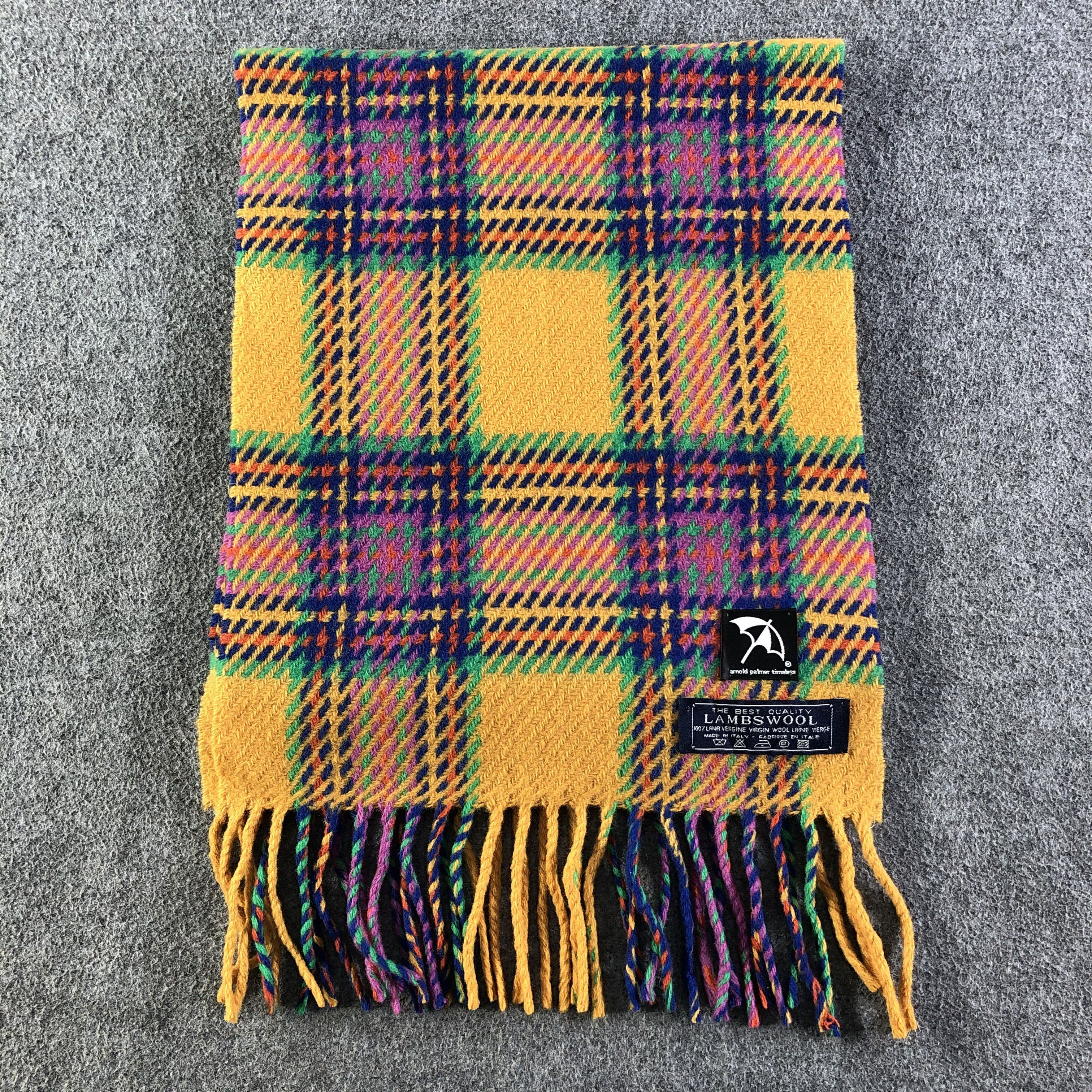 Vintage Arnold Parmer Scarf / Muffler / Neckwear P653 Size ONE SIZE - 3 Thumbnail