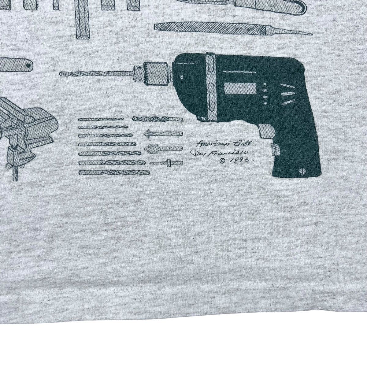 Vintage Vintage 1996 Tools Hammers Wrenches Drills Double Sided Tee Size US L / EU 52-54 / 3 - 9 Thumbnail